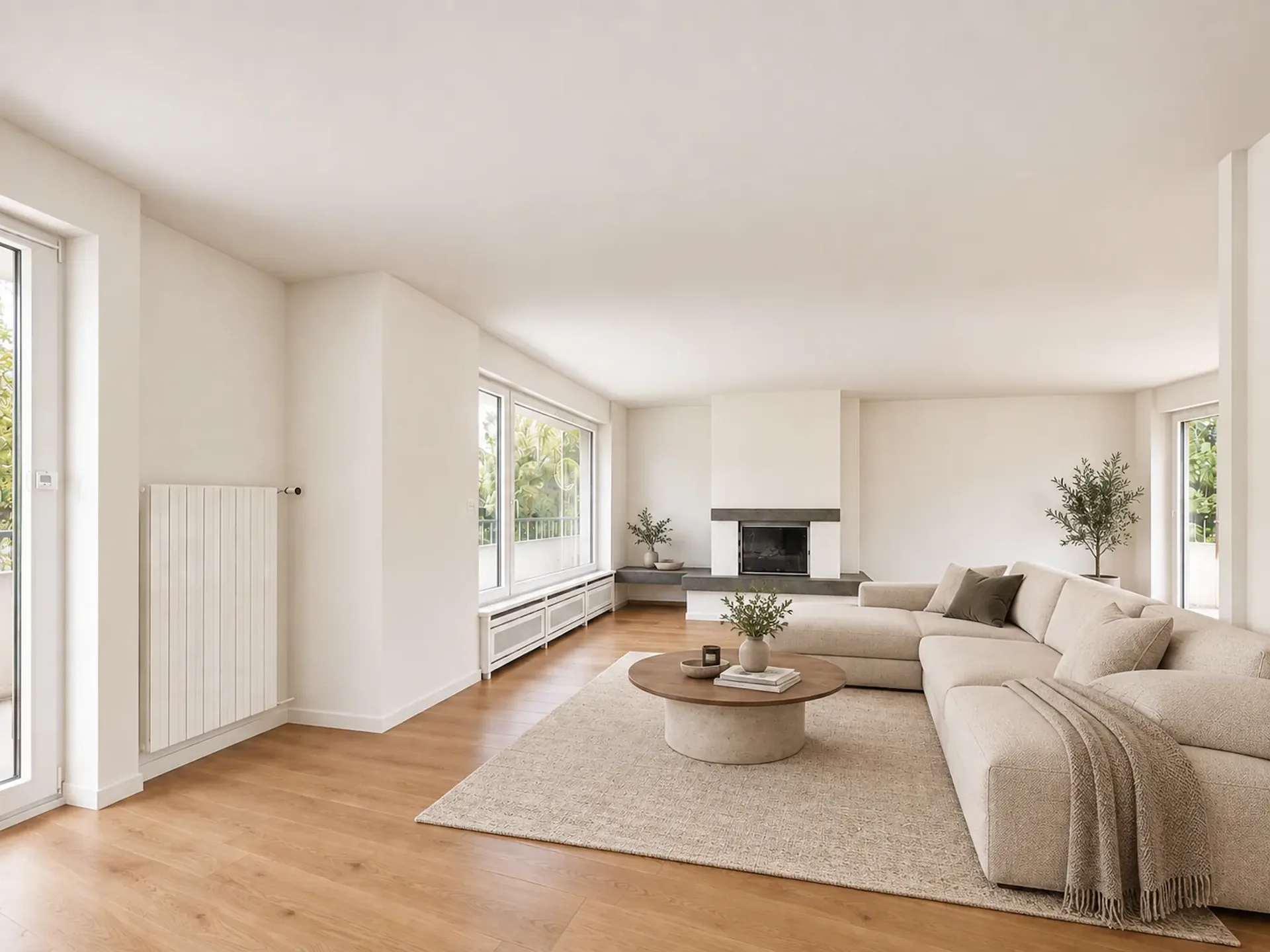 Traumhafter Garten mit Pergola und Fernsicht, Garage und Aussenparkplatz