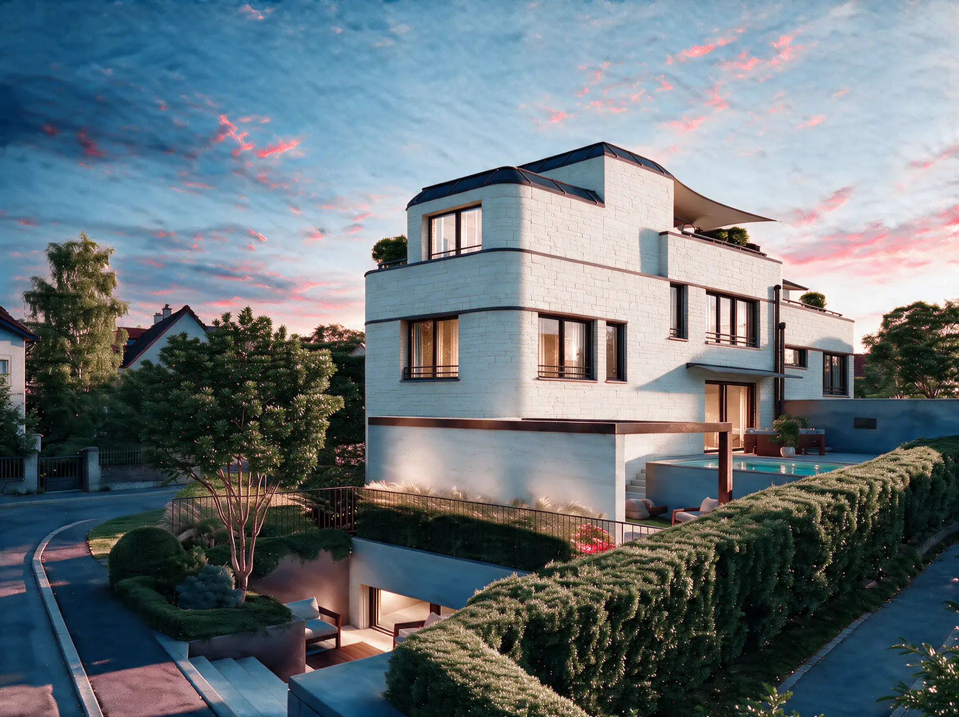 Kilchbergs Split-Level-Highlight: Luxus-Haus mit Pool, Smart-Home & maximalem Wow-Effekt