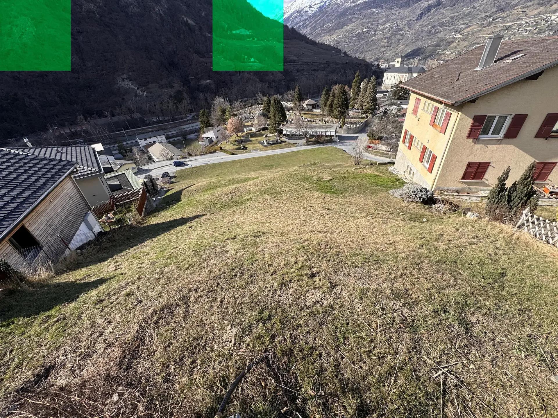 Terrain à bâtir calme de 0 pièces avec potentiel de développement, Visp