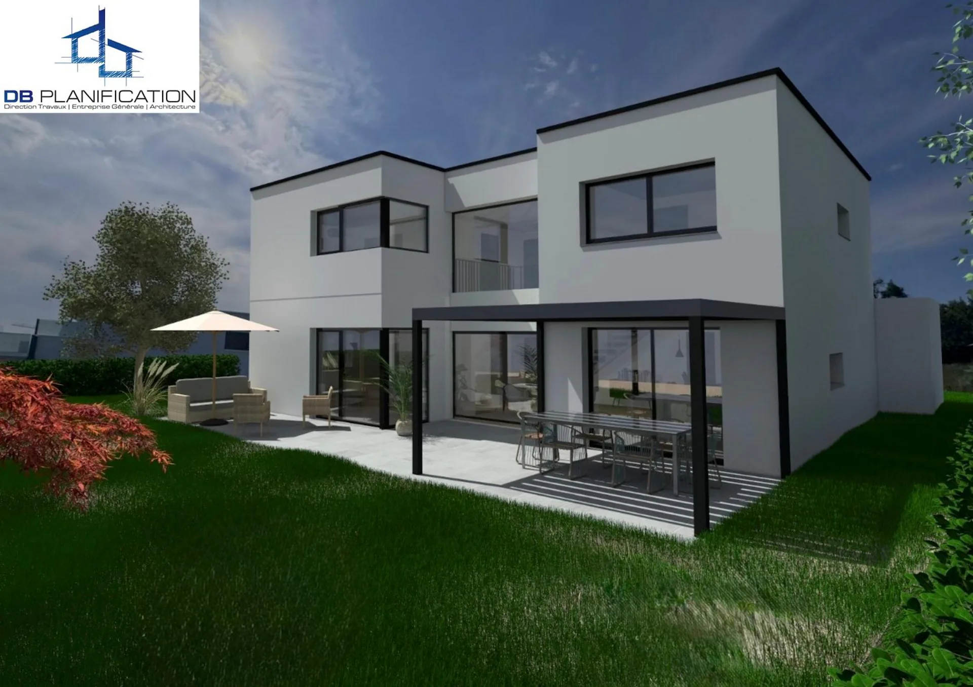 Bright individual villa with 6.5 rooms for sale on plans in Alle