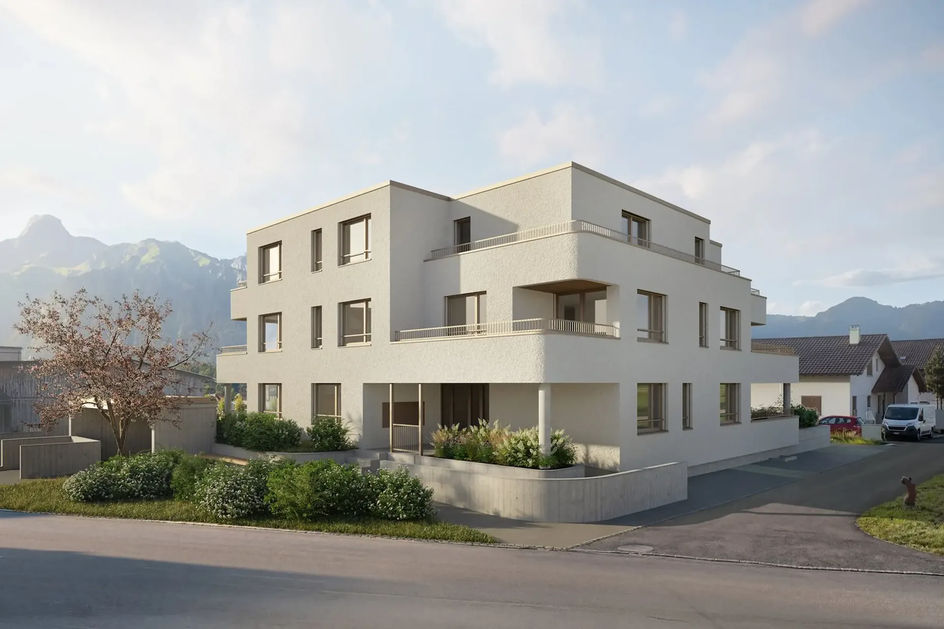 Appartamento di 5,5 locali di nuova costruzione con circa 150 m2 di area circostante