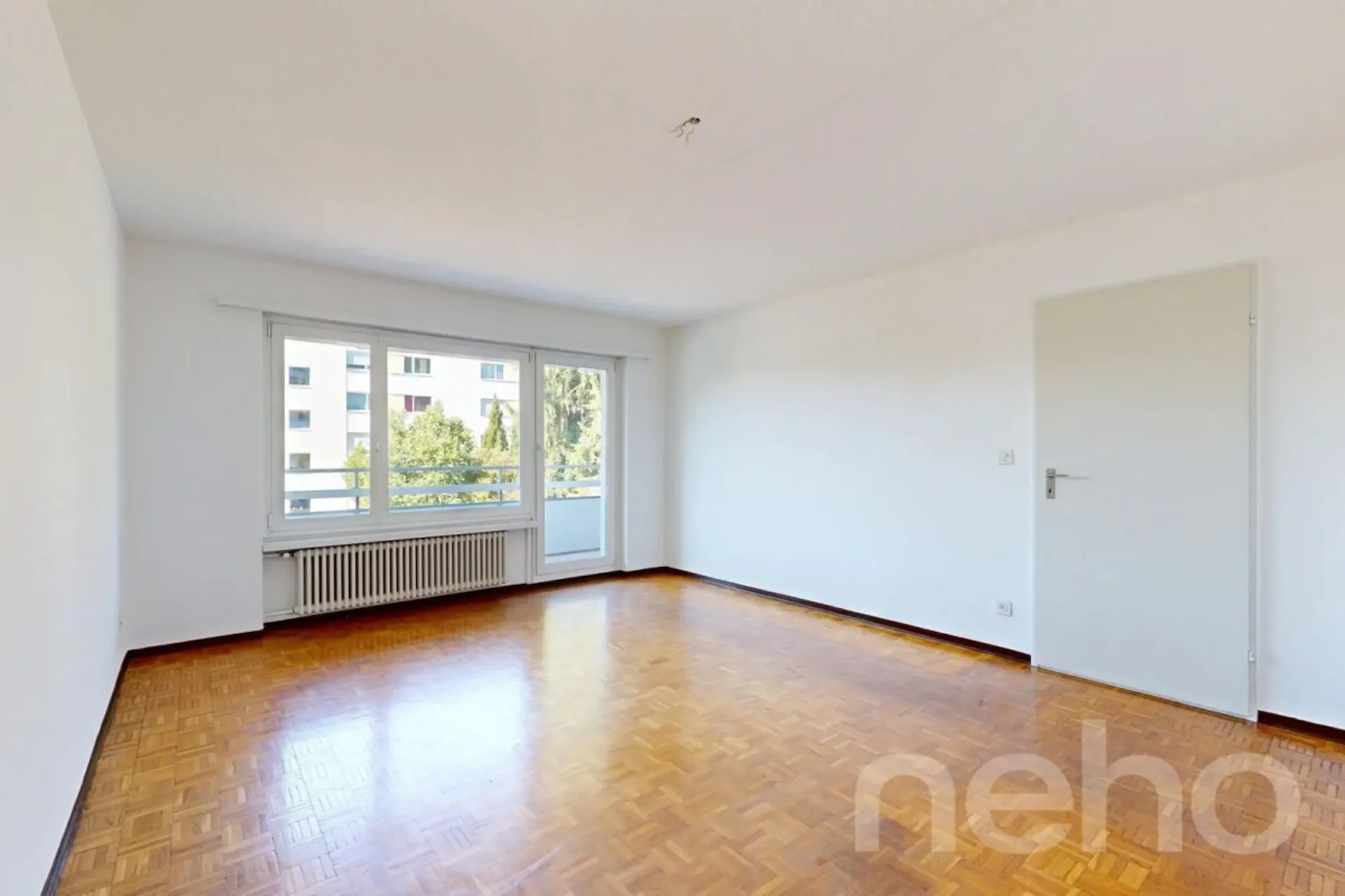 Appartement 3 pièces avec potentiel et belle vue sur la verdure