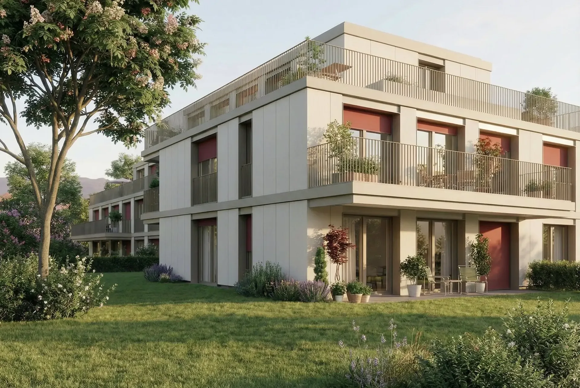 Appartamento nuovo di 2,5 locali moderno su Blumenrain a Zollikon