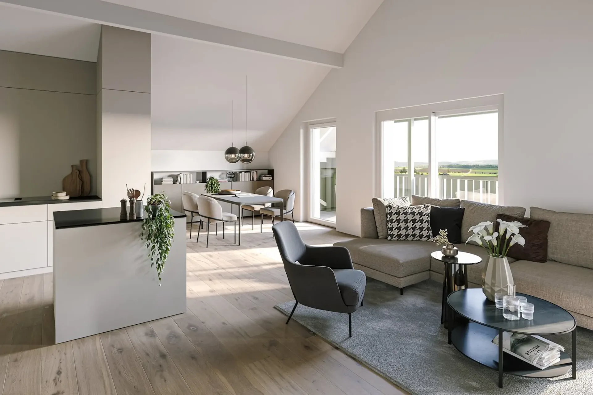 Appartement de construction neuve de 2,5 pièces à Dörflingen
