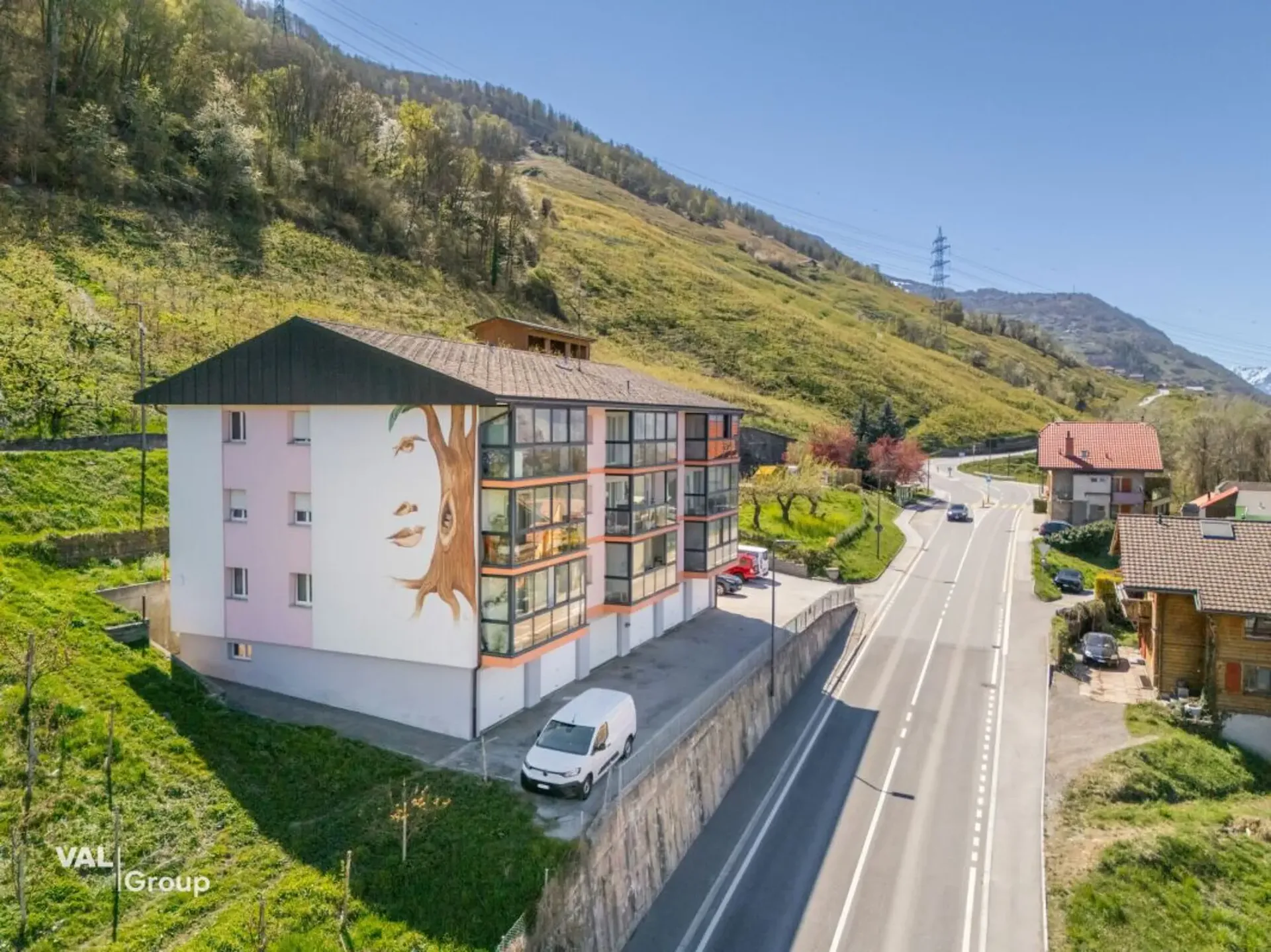 Schönes Potenzial für diese Wohnung, 7 Minuten von Sion entfernt