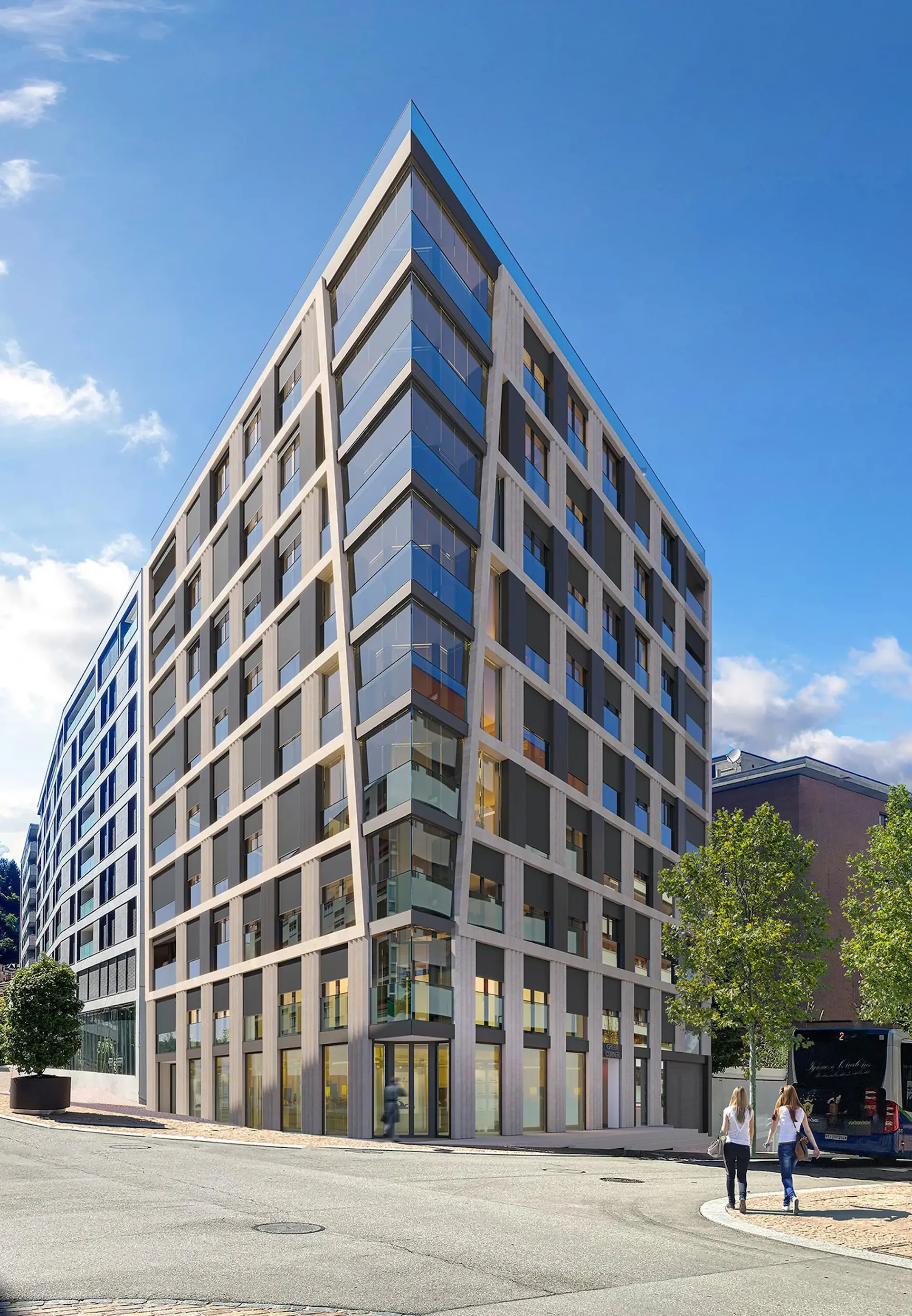 Exklusive Gewerbeeinheit in modernem Neubau in Paradiso