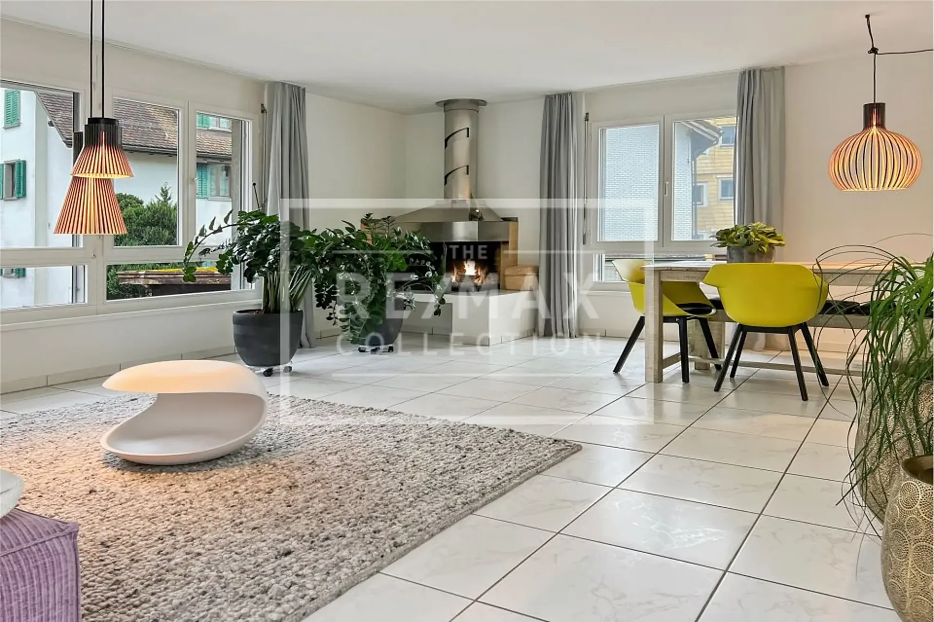 Attractive living with 3 ½ rooms, balcony, and terrace