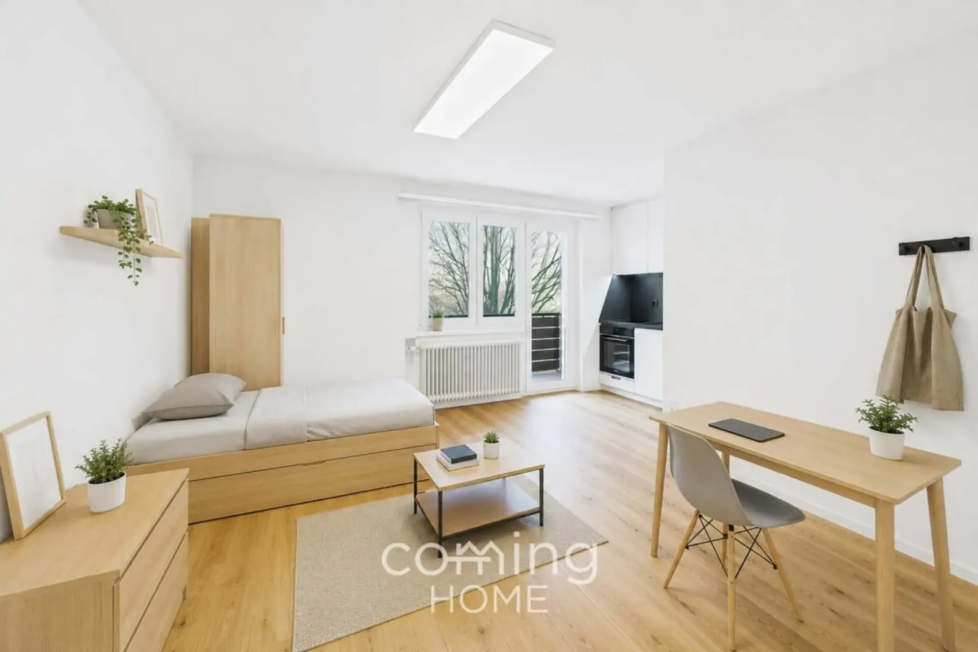 Studio rénové avec goût à Loèche-les-Bains, avec vue panoramique sur les Alpes et ascenseur