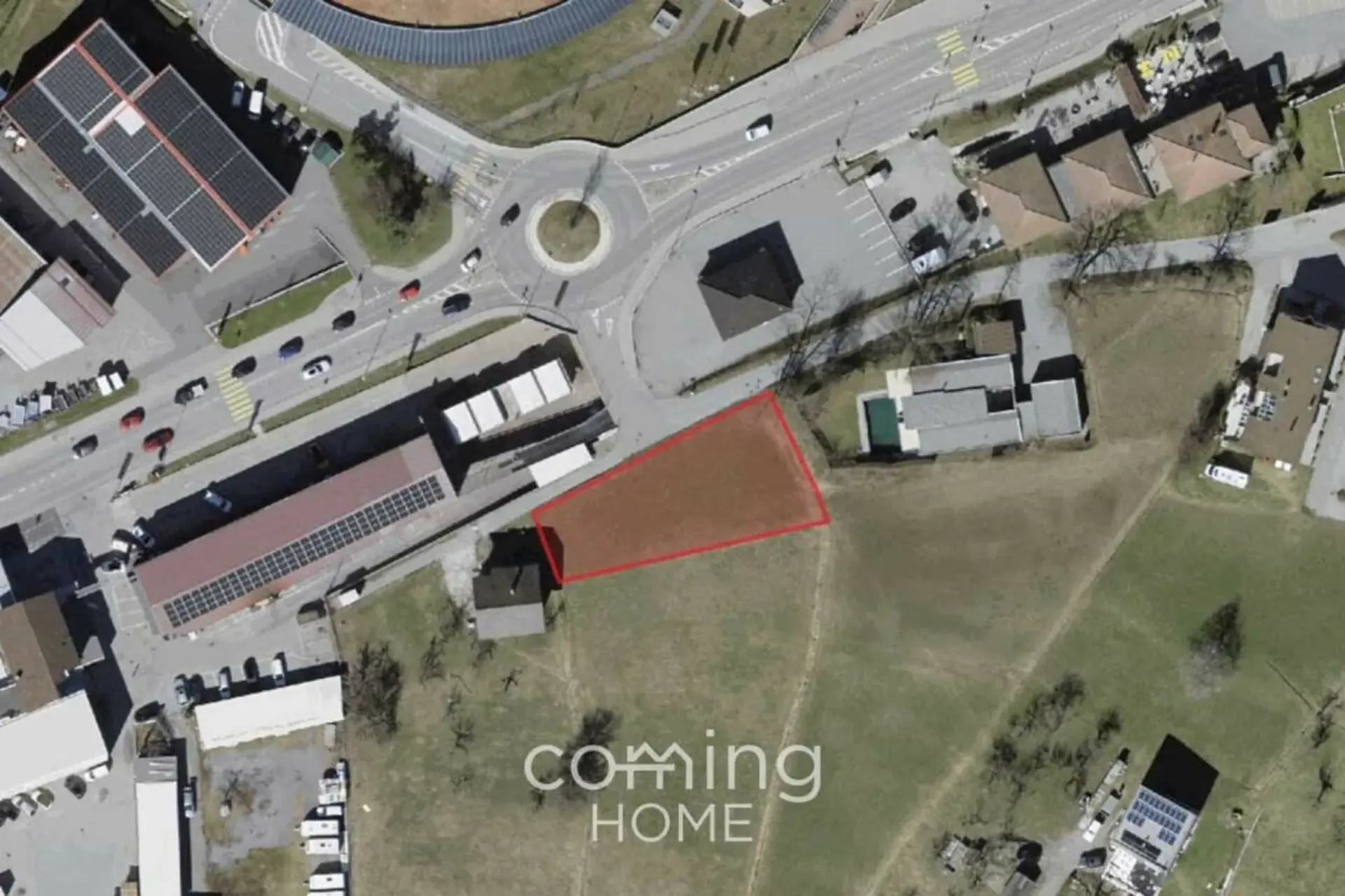 Strategically located in Glis - commercial plot under building lease with full services