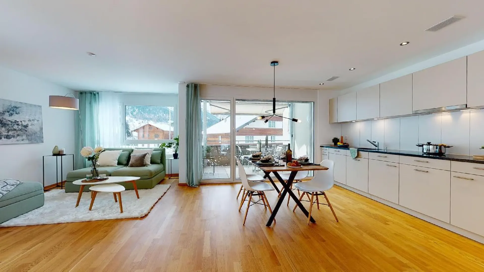 Modern 4.5 room apartment in Fiesch