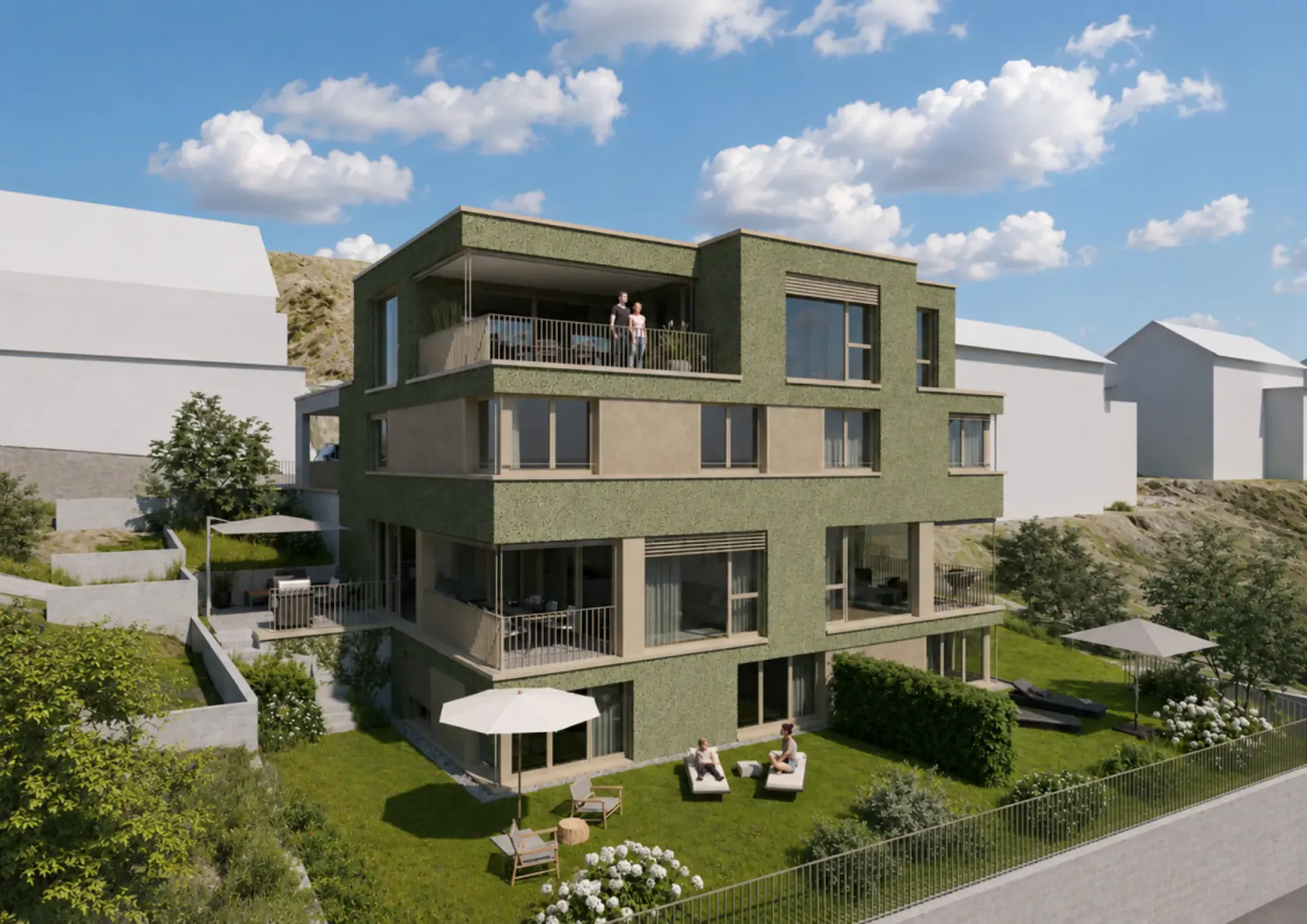 Elsau Casa Weitblick - Casa angolare con giardino a destra