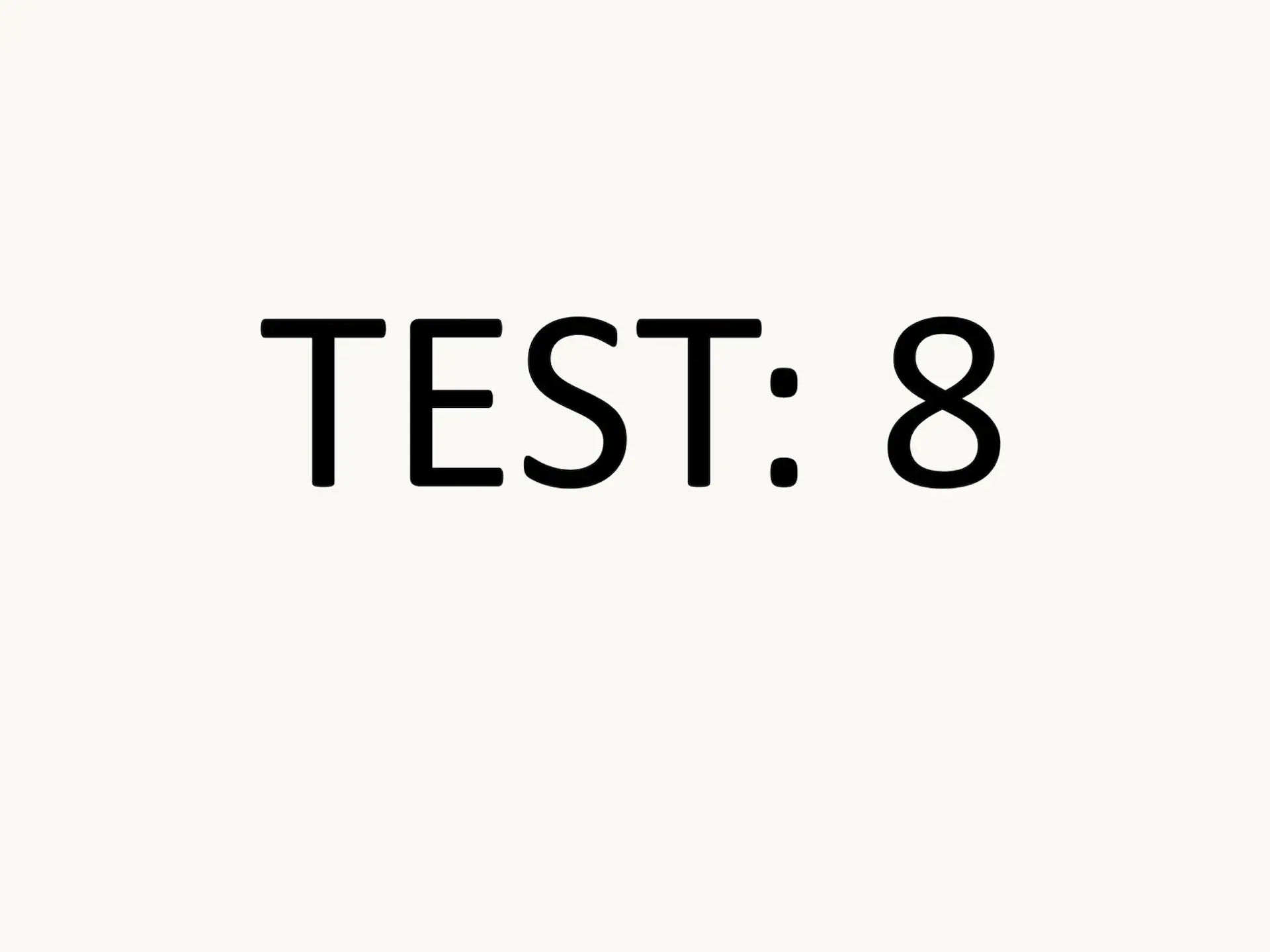 Test: 8 Parkplatz