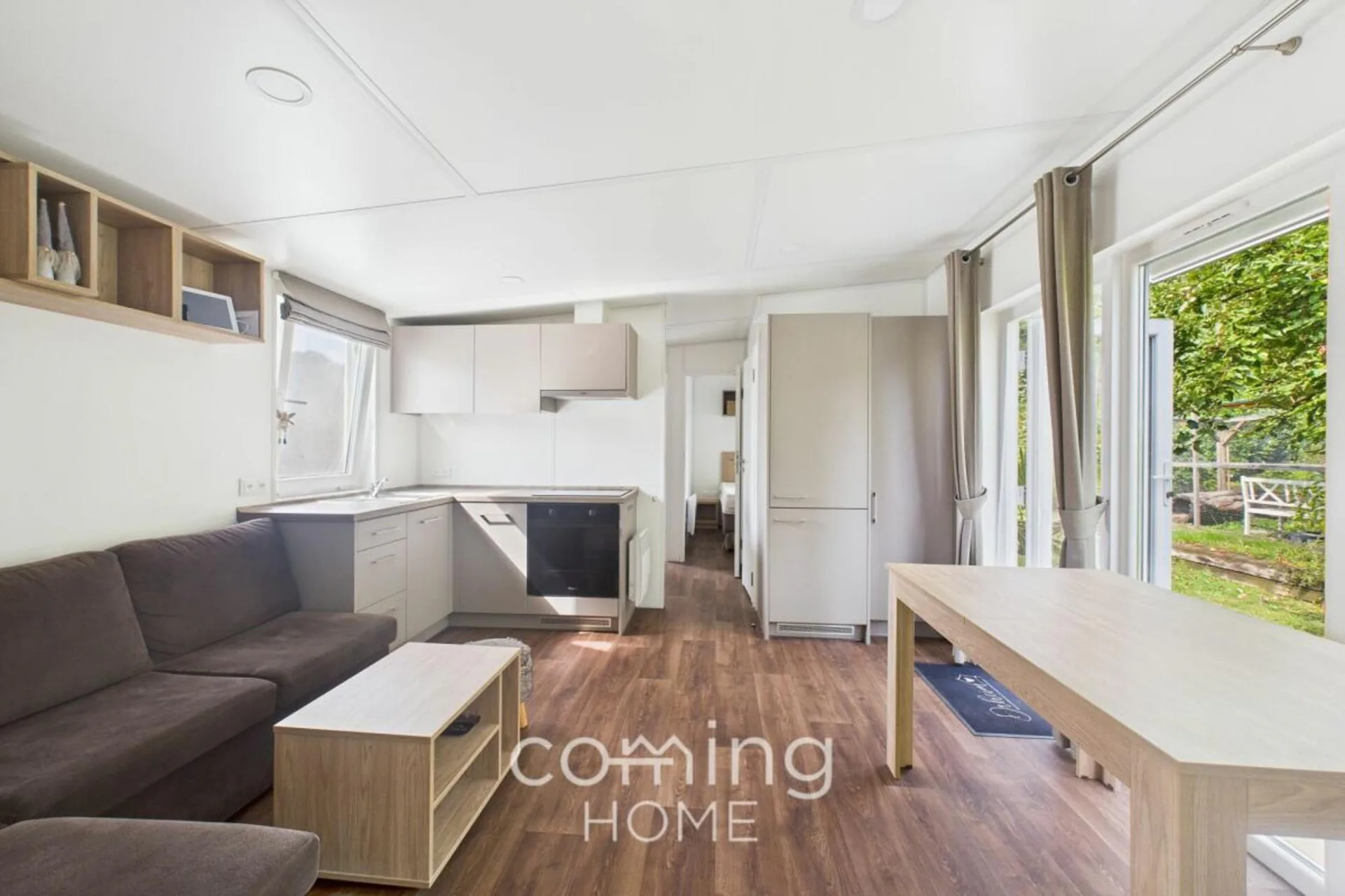 Your tiny home, your location - compact, thoughtfully furnished and available straight away