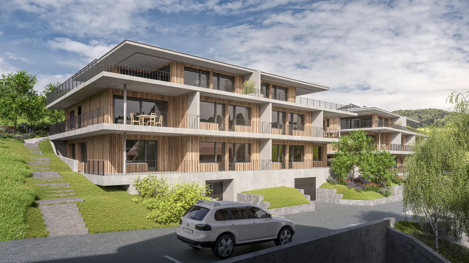 Neue, exklusive 4.5-Zimmer-Duplex-Attikawohnung - Wohnen wie im Einfamilienhaus