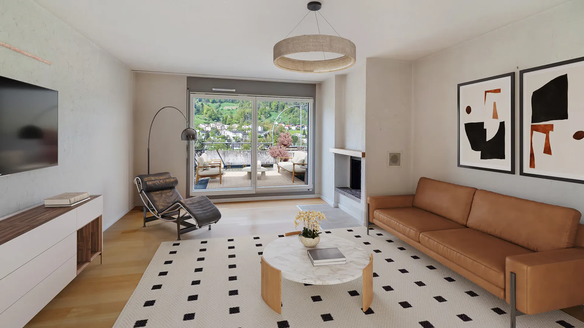 A home with a far-reaching view, character, and design potential