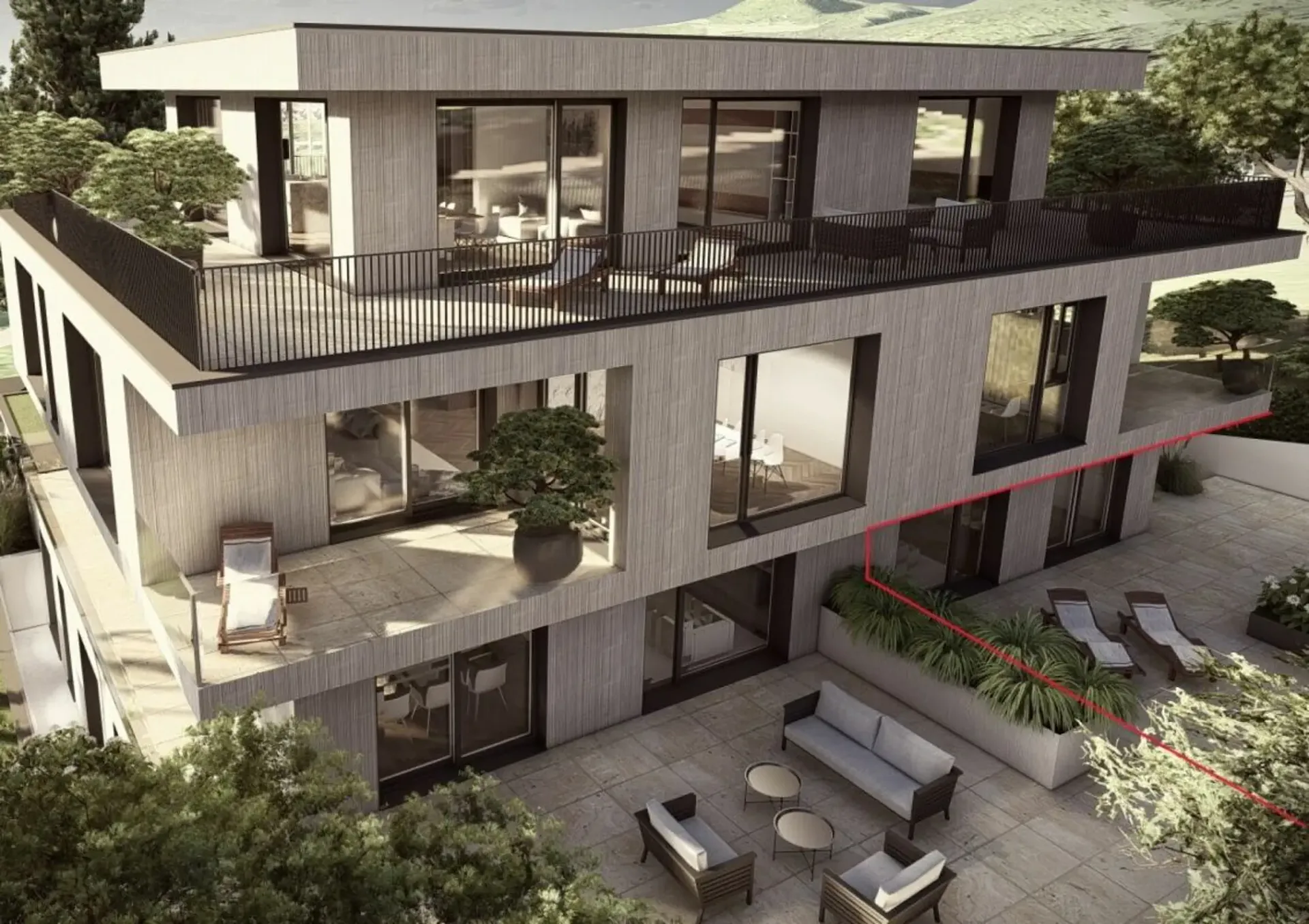 Progetto di costruzione nuova AURORA: Maisonetta di giardino moderna di 5,5 locali