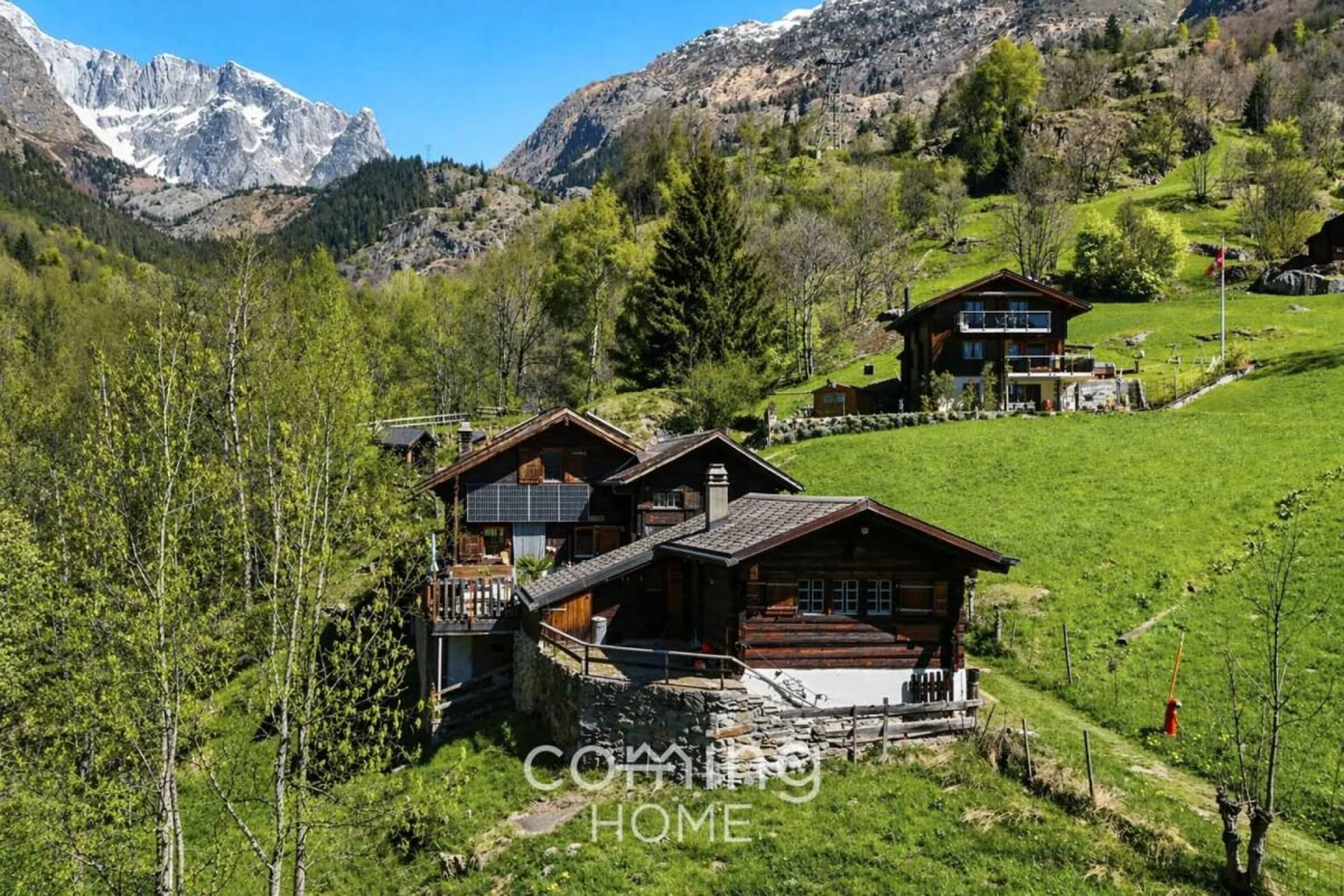 Rückzugsort im Fieschertal - Chalet mit Nebengebäude nahe dem Aletschgebiet