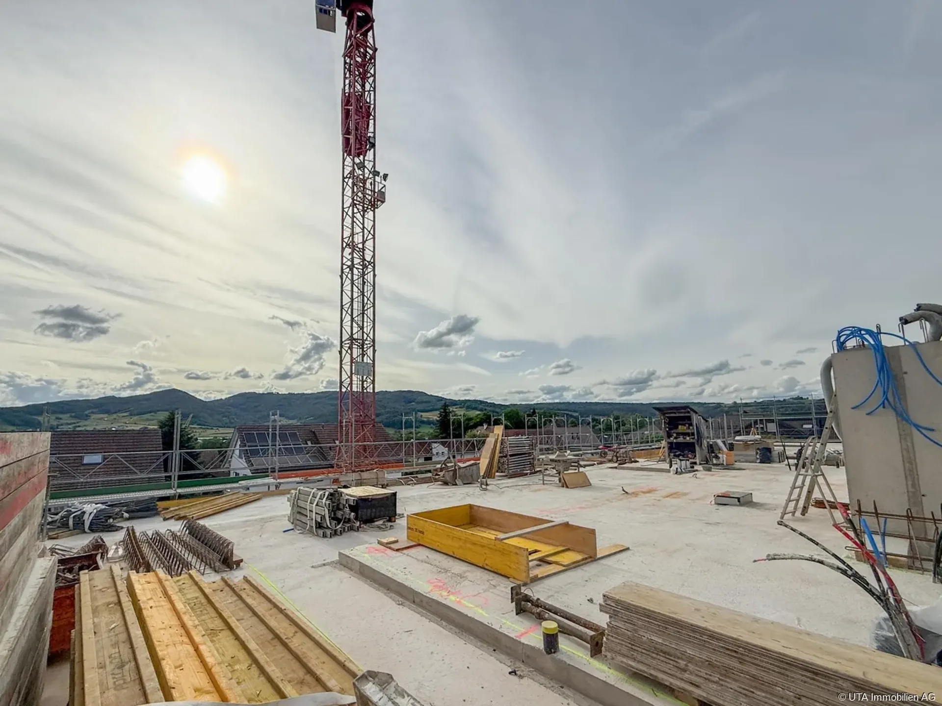 Visite de la construction possible