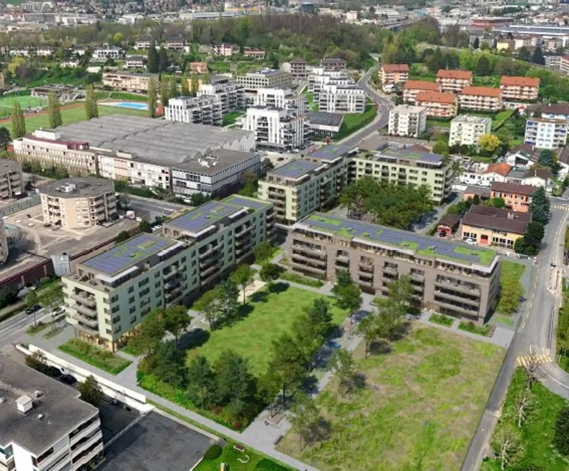 Zu verkaufen in Ecublens - Gewerbefläche - neue Residenz - 100 m²