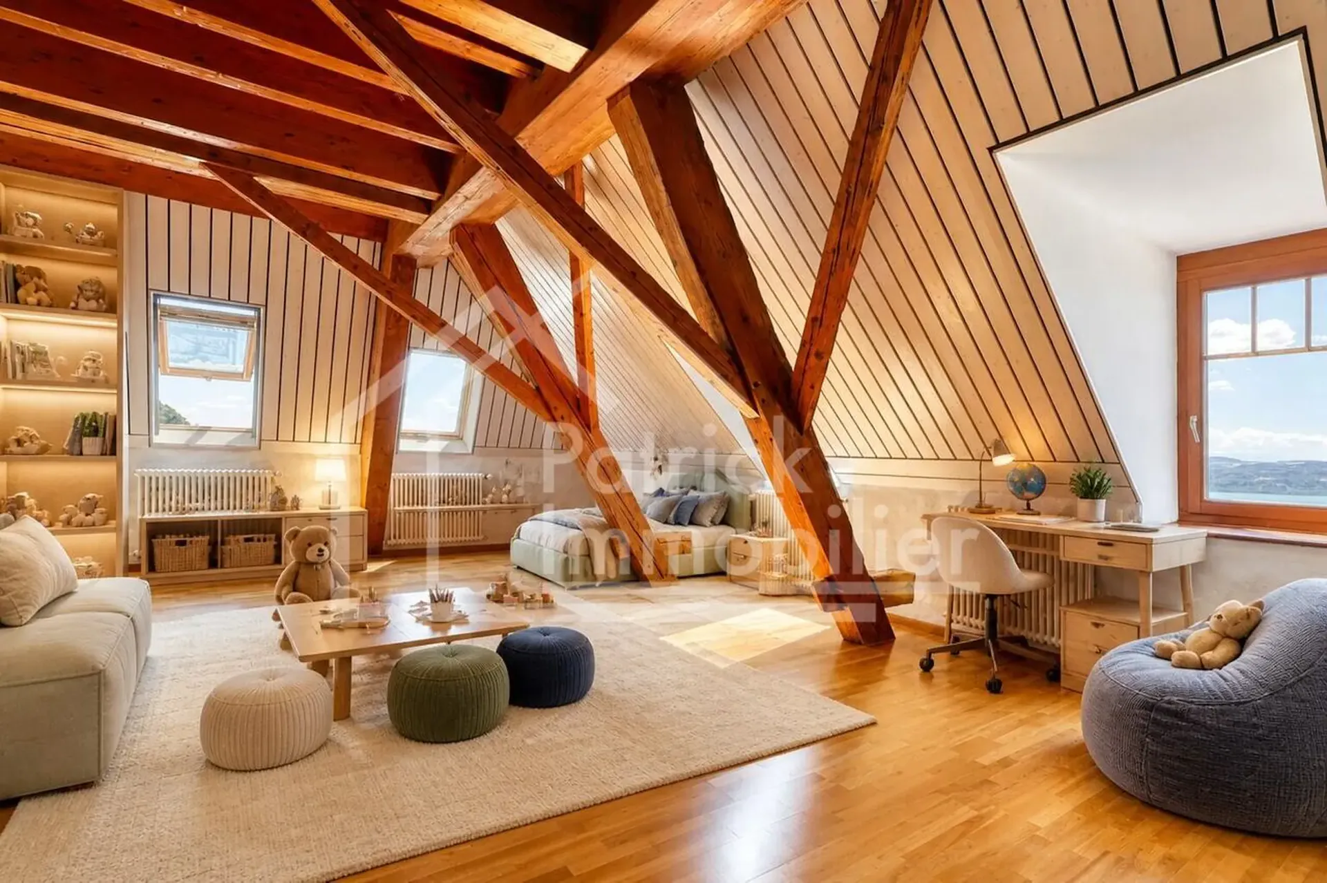 Außergewöhnliche Residenz in Triplex mit Panoramablick auf den See