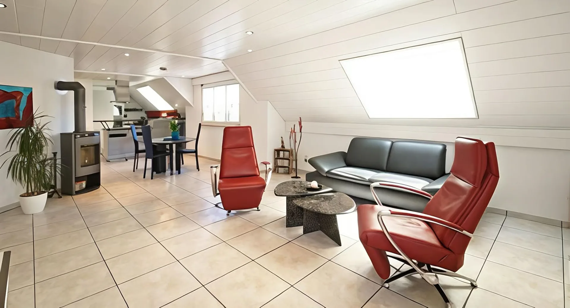 Prestigöses Duplex 5.5 Zimmer "Pieds dans l'eau" mit Kletterraum