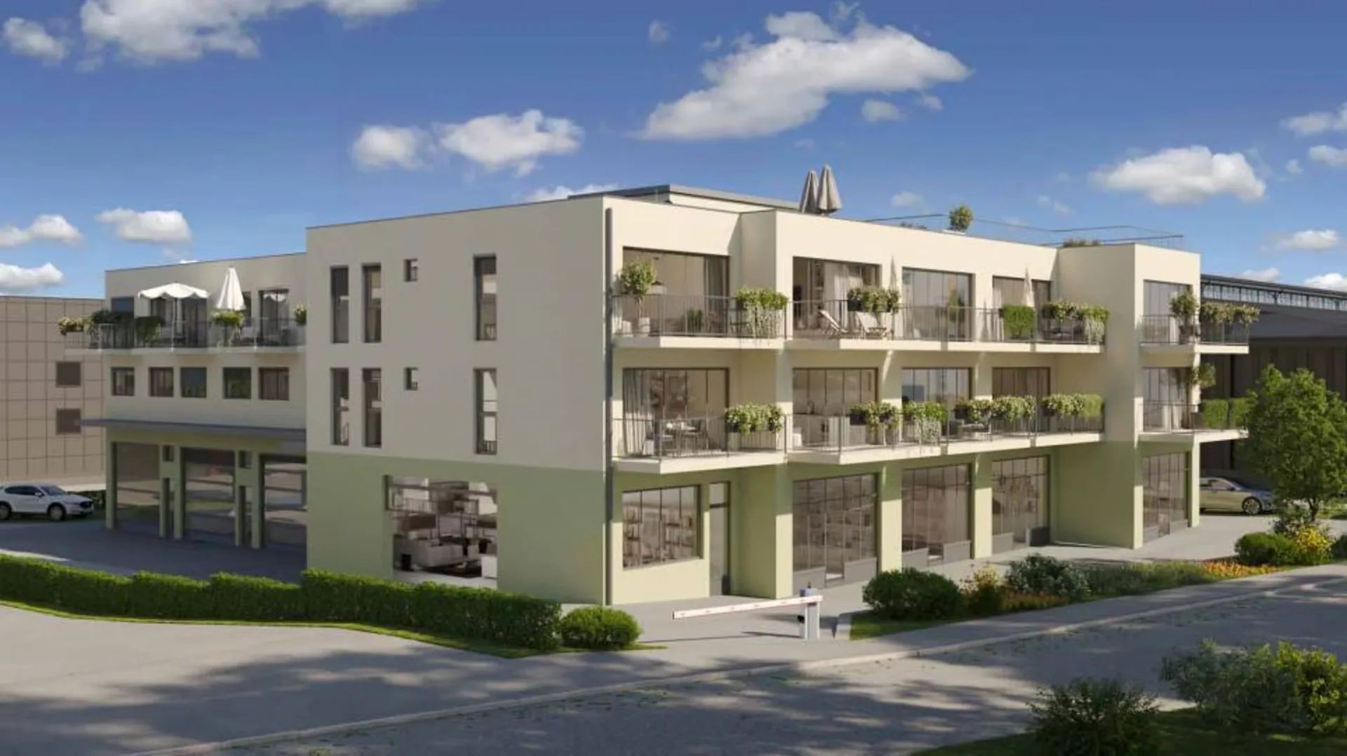 Verwaltungs-/Bürofläche mit Balkon, Einheit 30, in neuem Projekt in Echandens