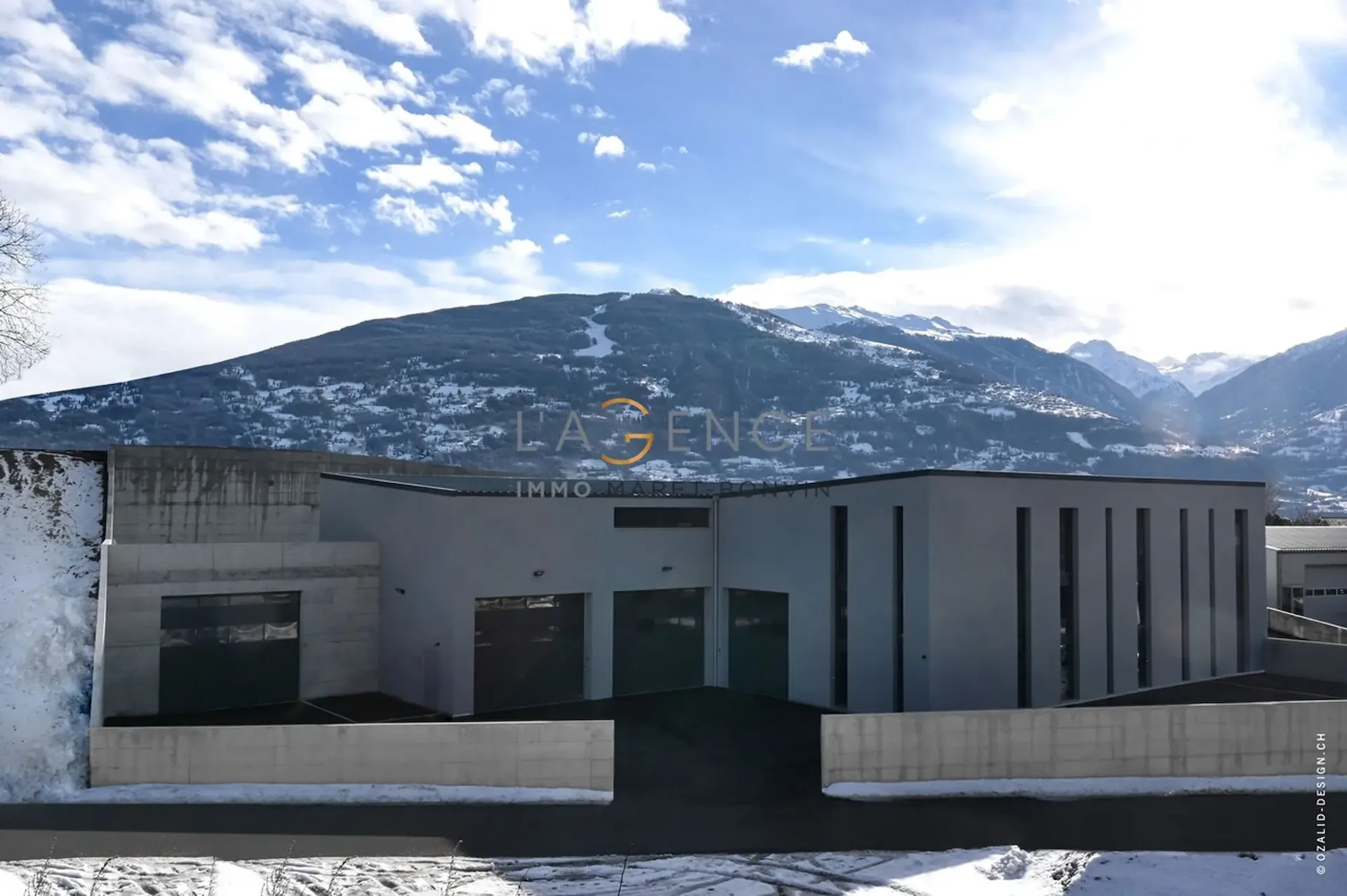 Moderne Industriehalle zur Miete - 142 m², Redin-Zone, Savièse