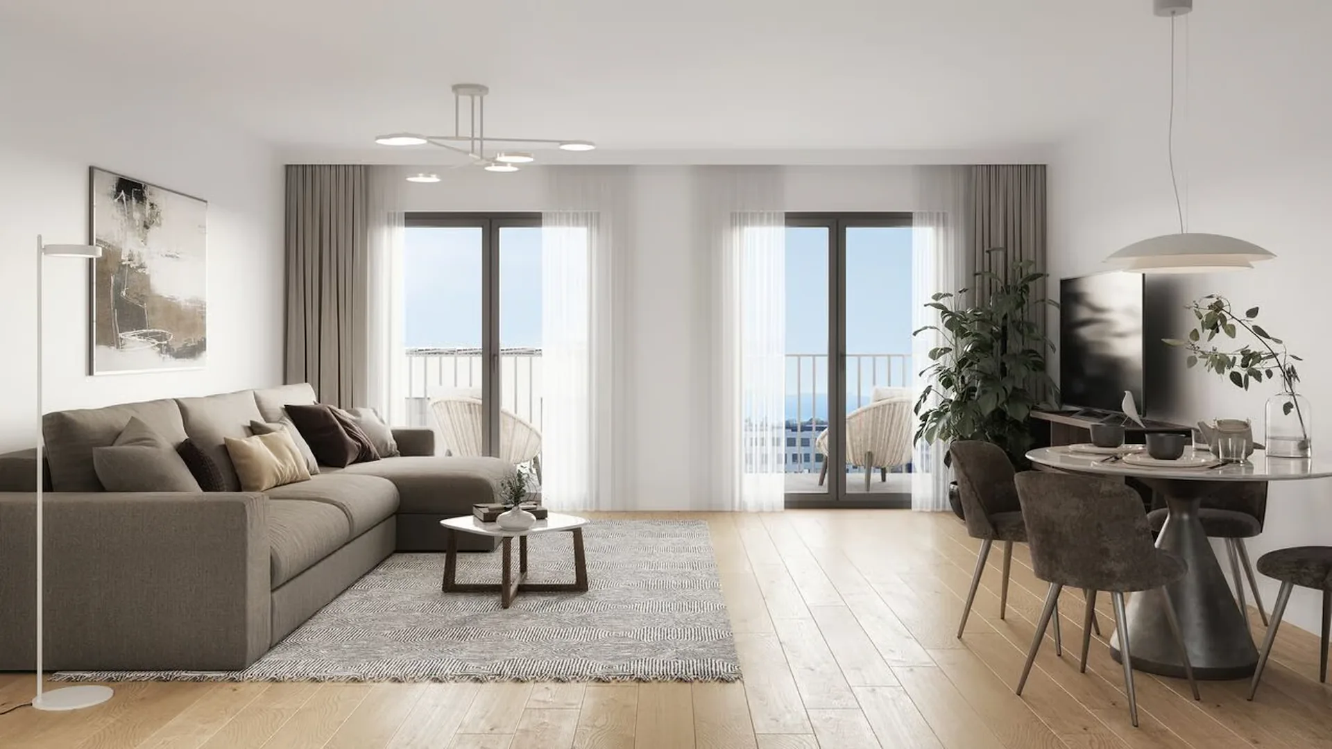 Idéal investisseur : Lot exclusif de 3 appartements neufs en PPE