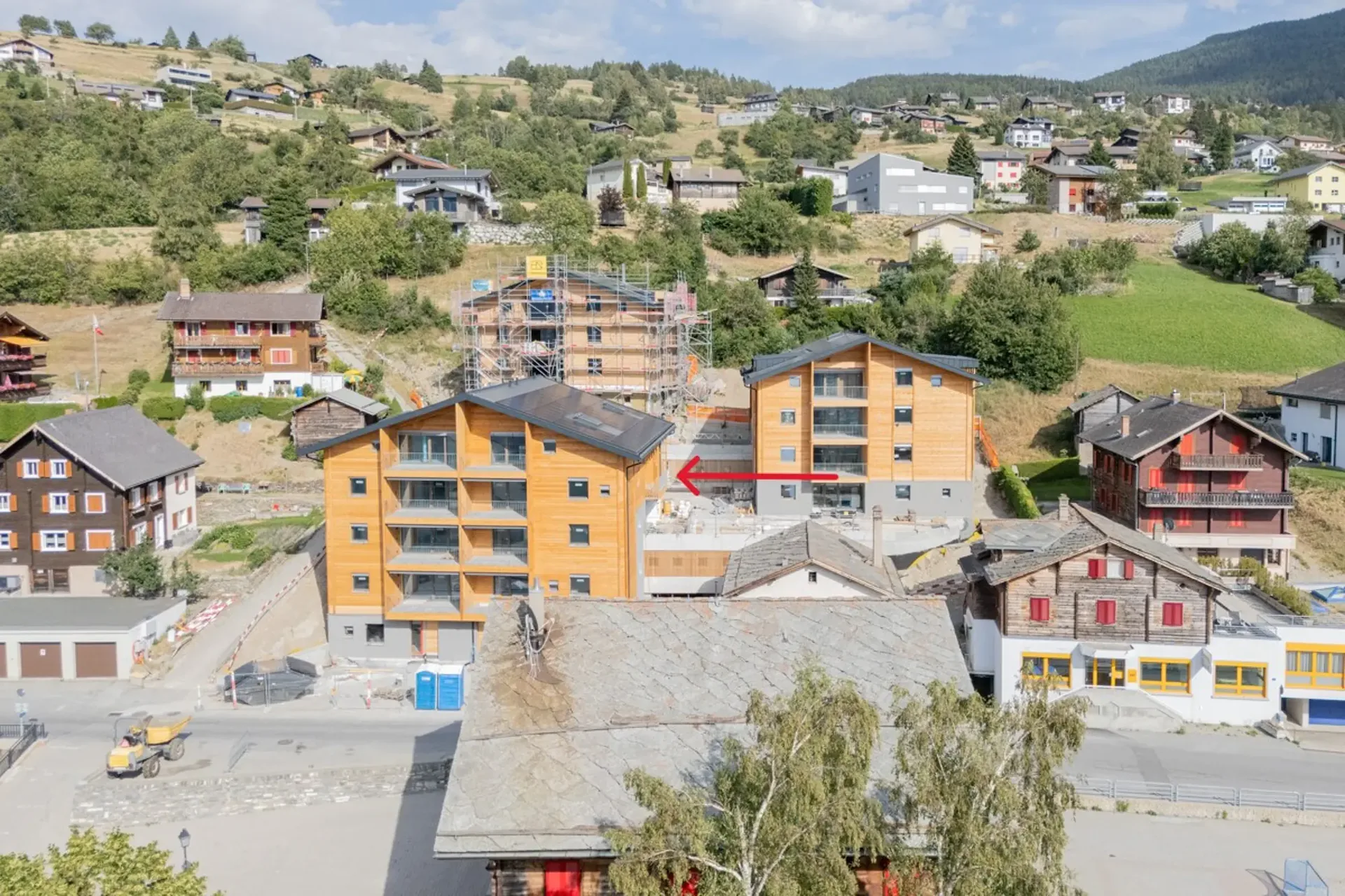 3.5-room apartment for rent (first occupancy): New building Hasol in Bürchen