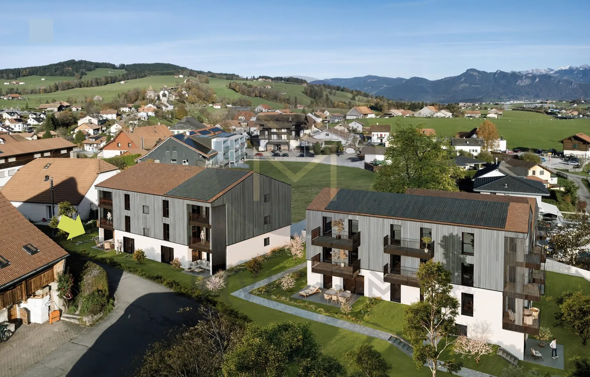 Rez de jardin - www.loreedumoleson.ch -  4.5  105 m2