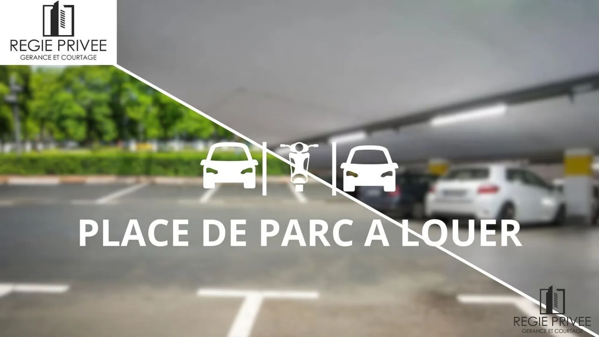 Place de parc extérieure