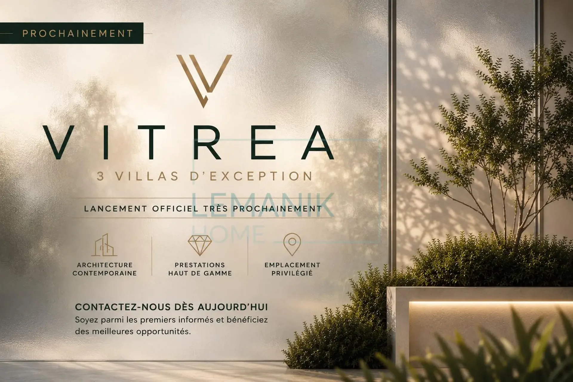 ARCHITECT-DESIGNED VILLAS WITH EXCLUSIVE ACCESS IN PRE-SALES PHASE at Plan-les-Ouates
