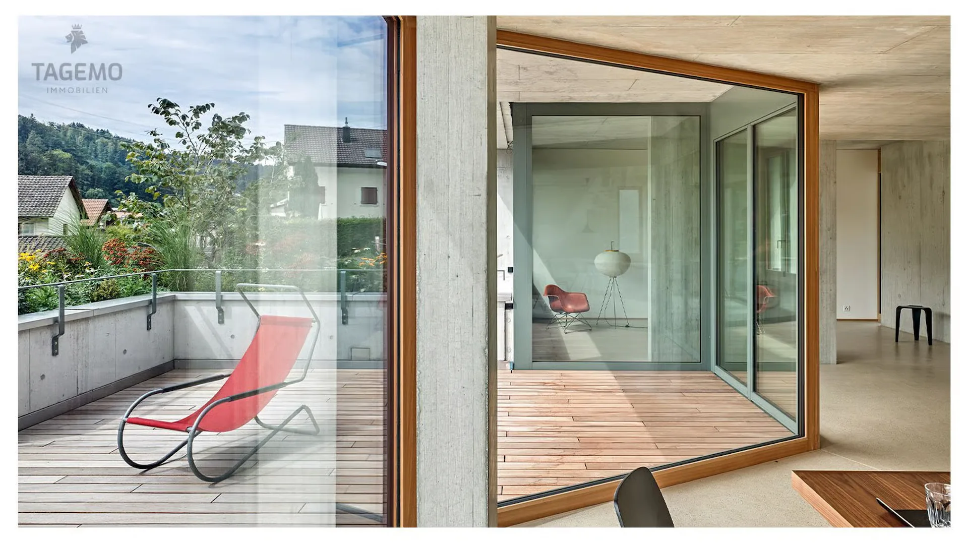 exklusive 5.5 Zimmer Wohnung in moderner Sichtbeton-Architektur – letzte Etappe