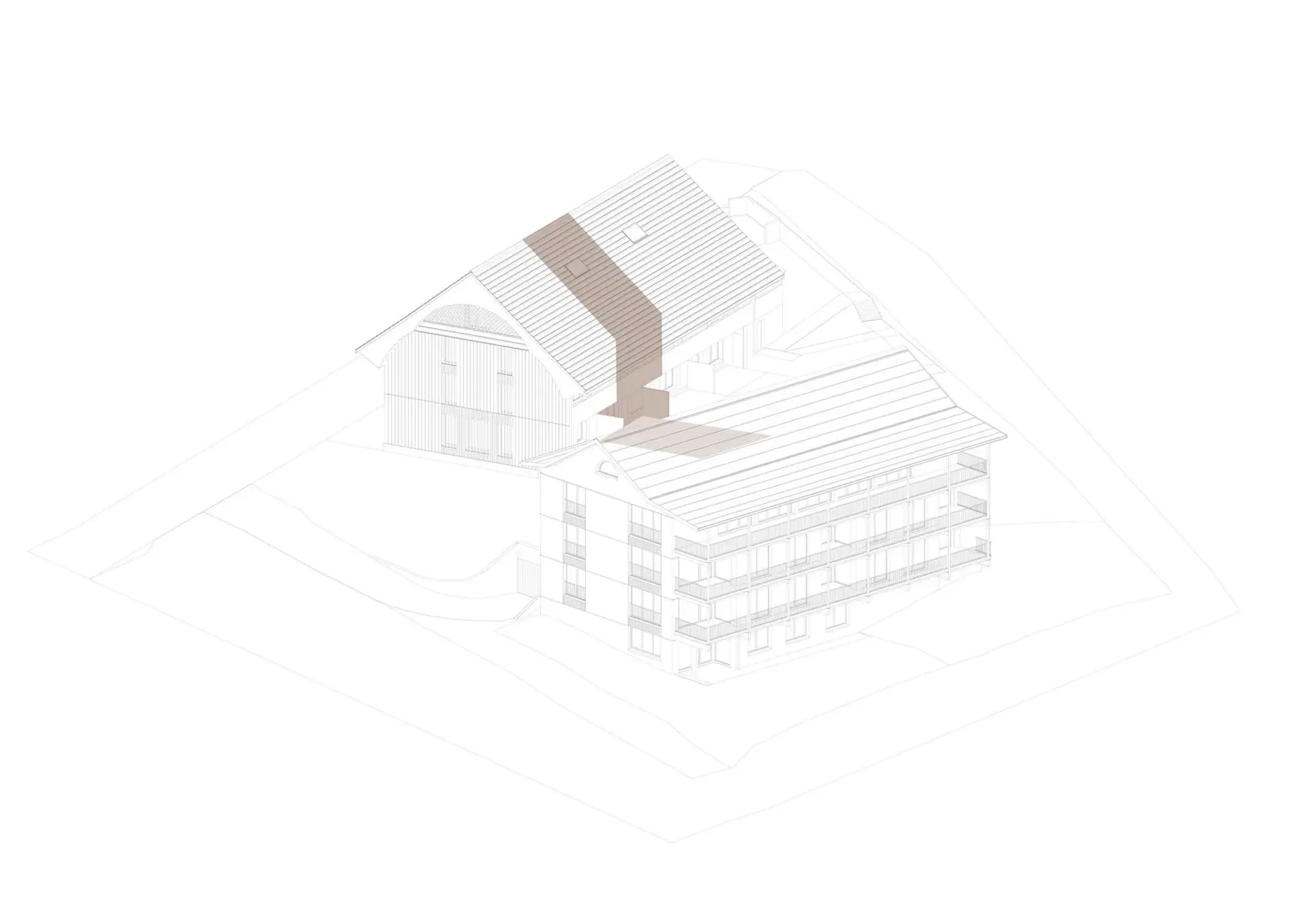 "Villigerscheune" 6.5 room row house - South