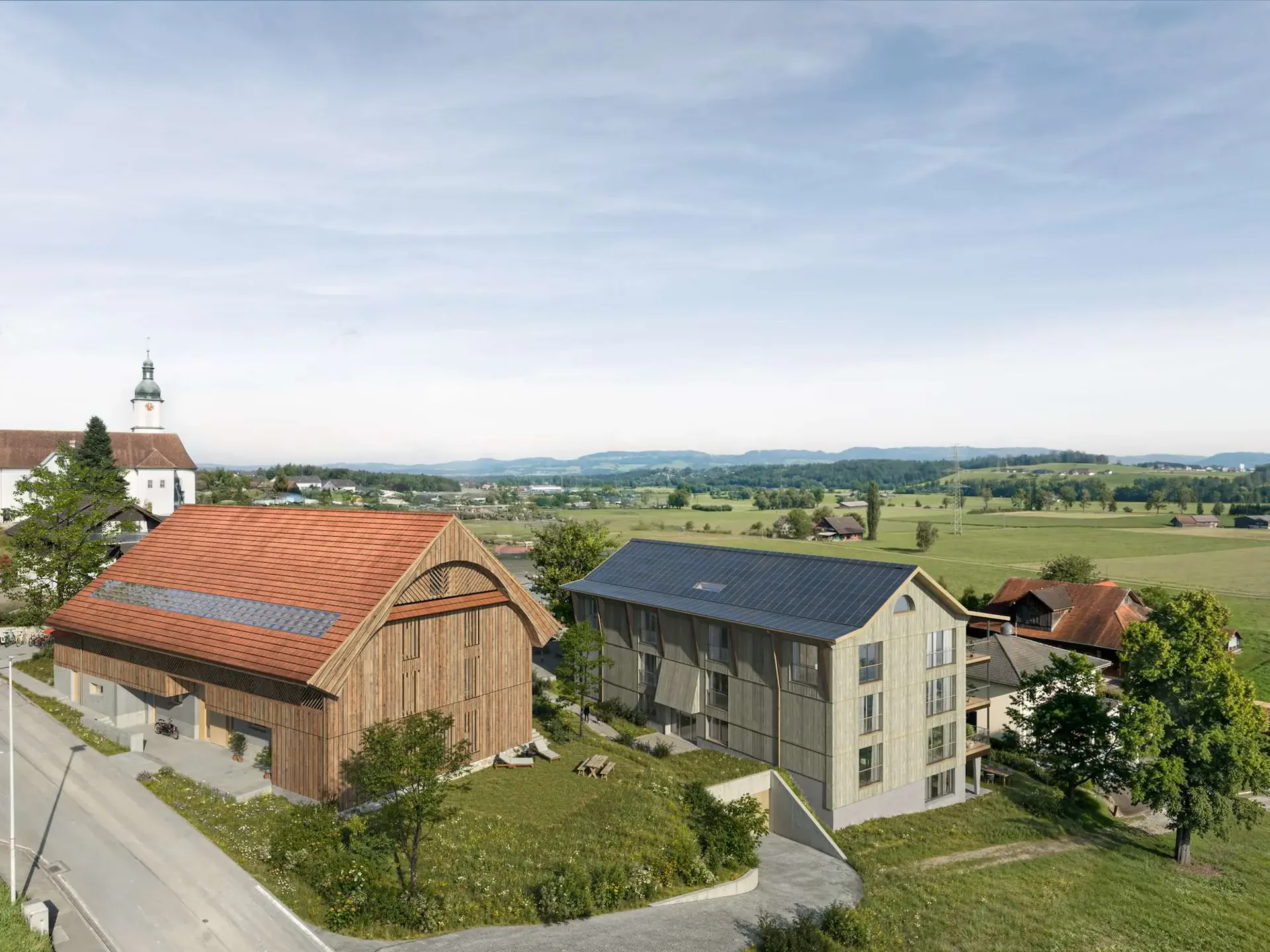 "Villigerscheune" maison de rang de 6,5 pièces - Sud