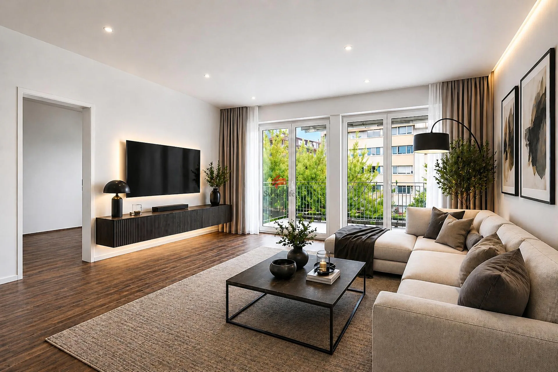 Enfin chez soi, directement sur le Rhin