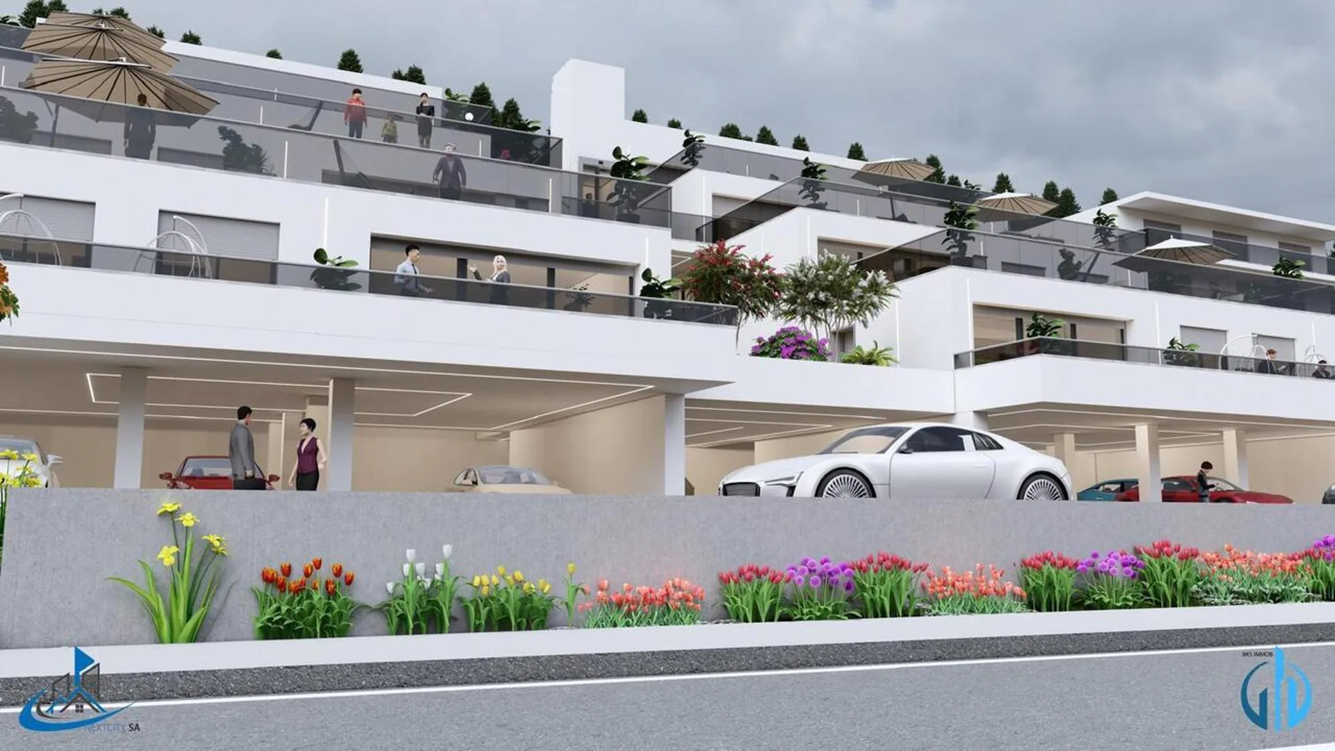 New 4.5-room terraced apartment in Réchy
