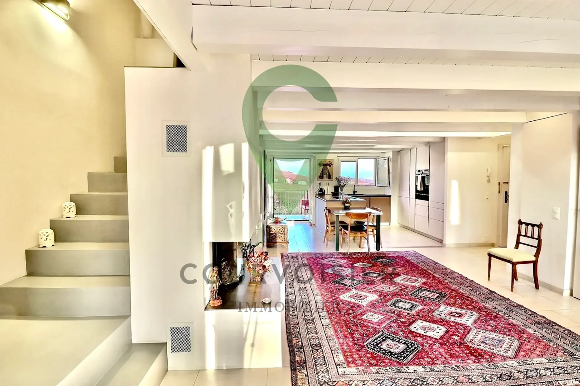Splendide appartement de 5,5 pièces avec vue sur lac et alpes