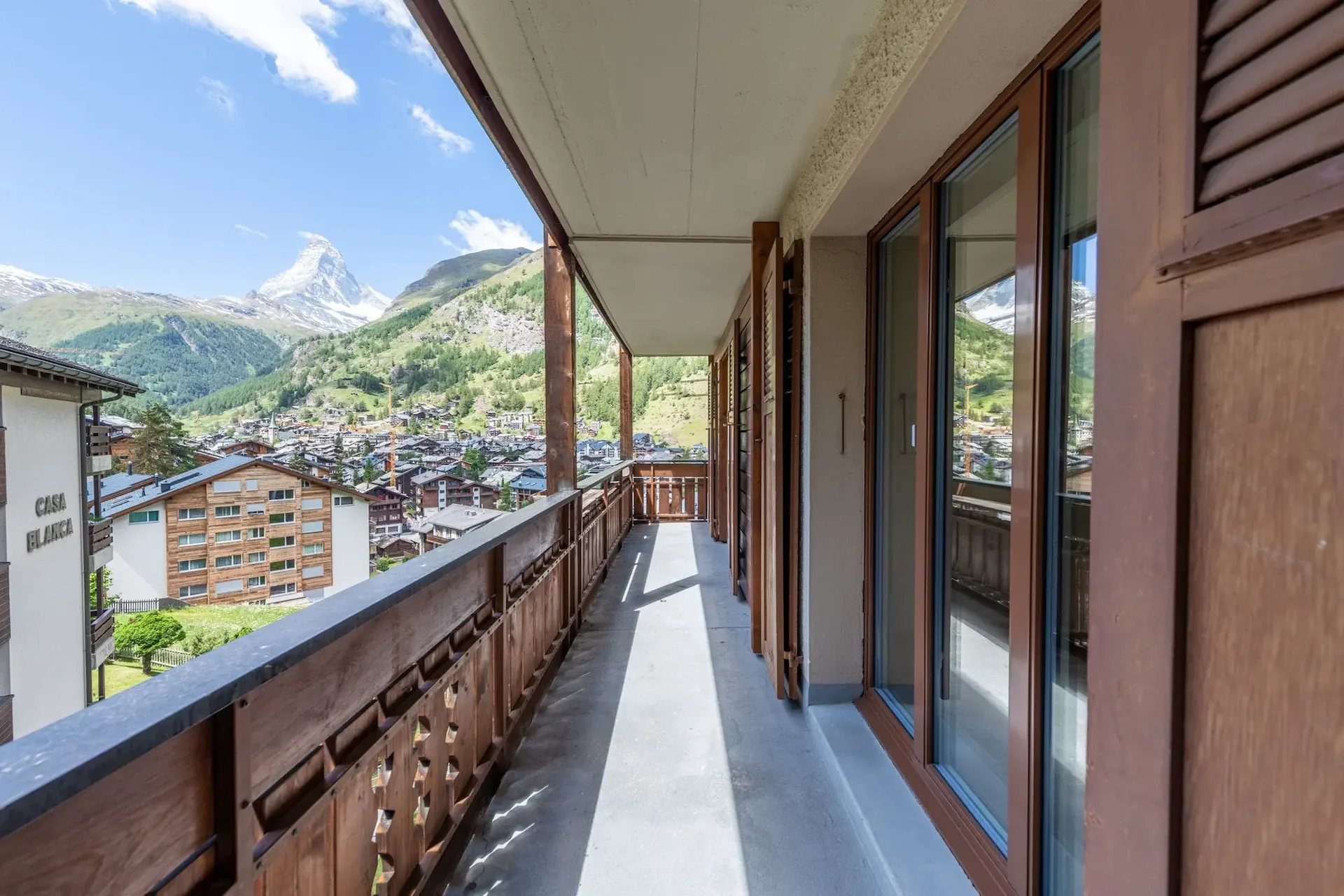 Ambiance de vacances tout au long de l'année - Résidence secondaire avec vue sur le Matterhorn