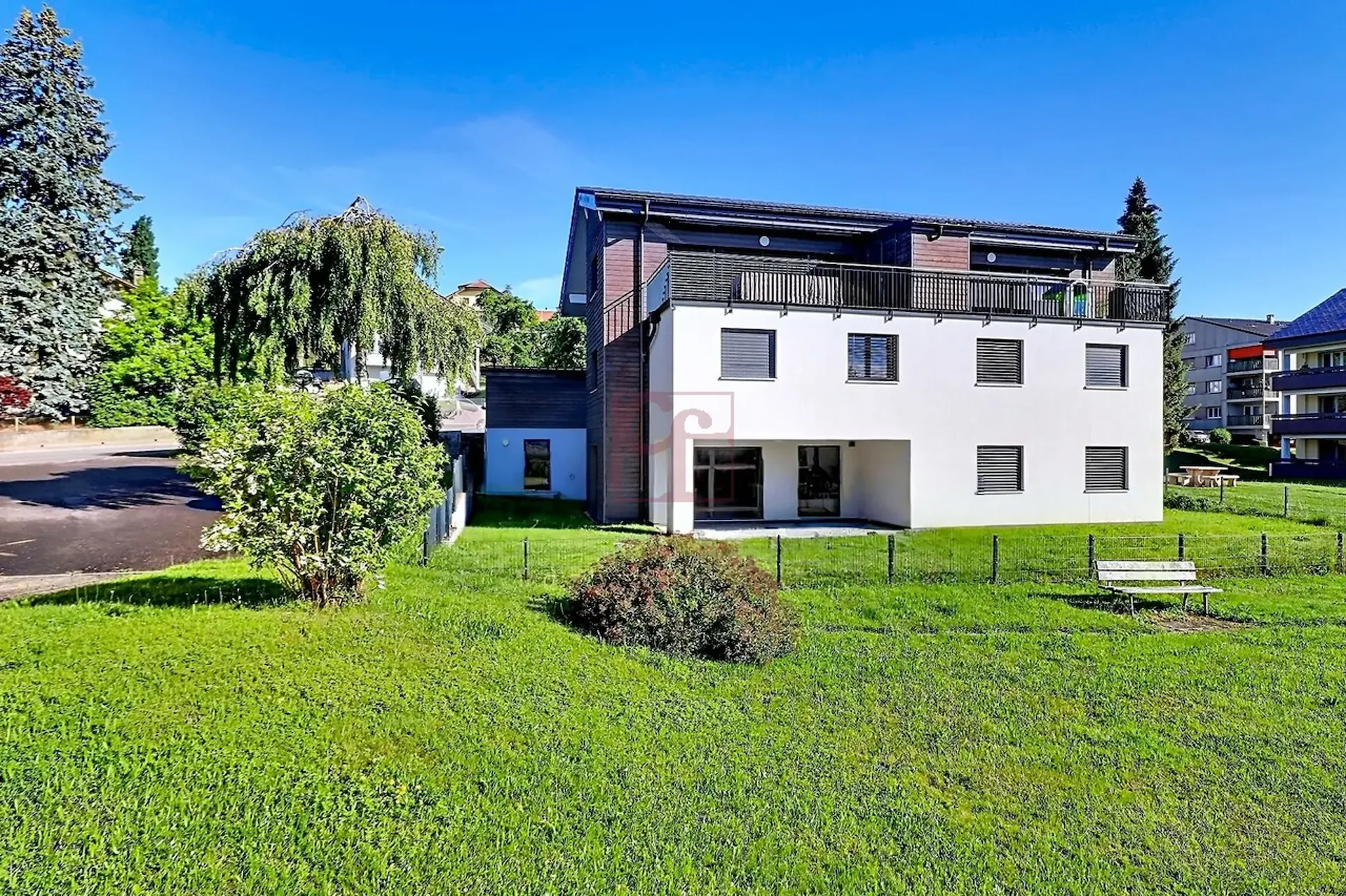 Wohnung mit 4,5 Zimmern und Garten in Villaz-St-Pierre