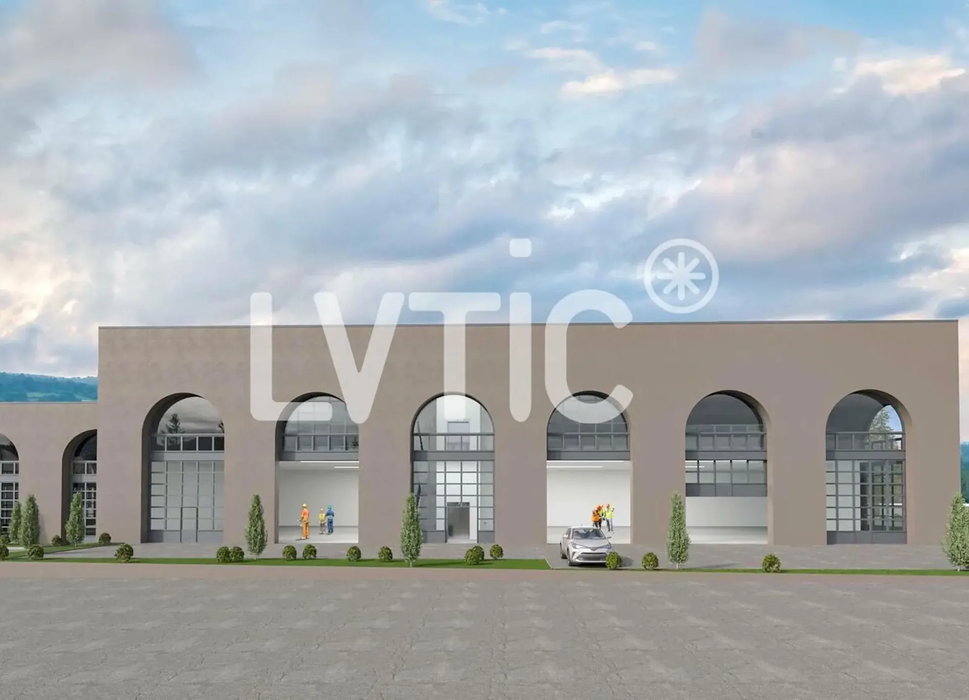 Industriehalle, 6500 m2 Büroflächen zu vermieten in Yvonand