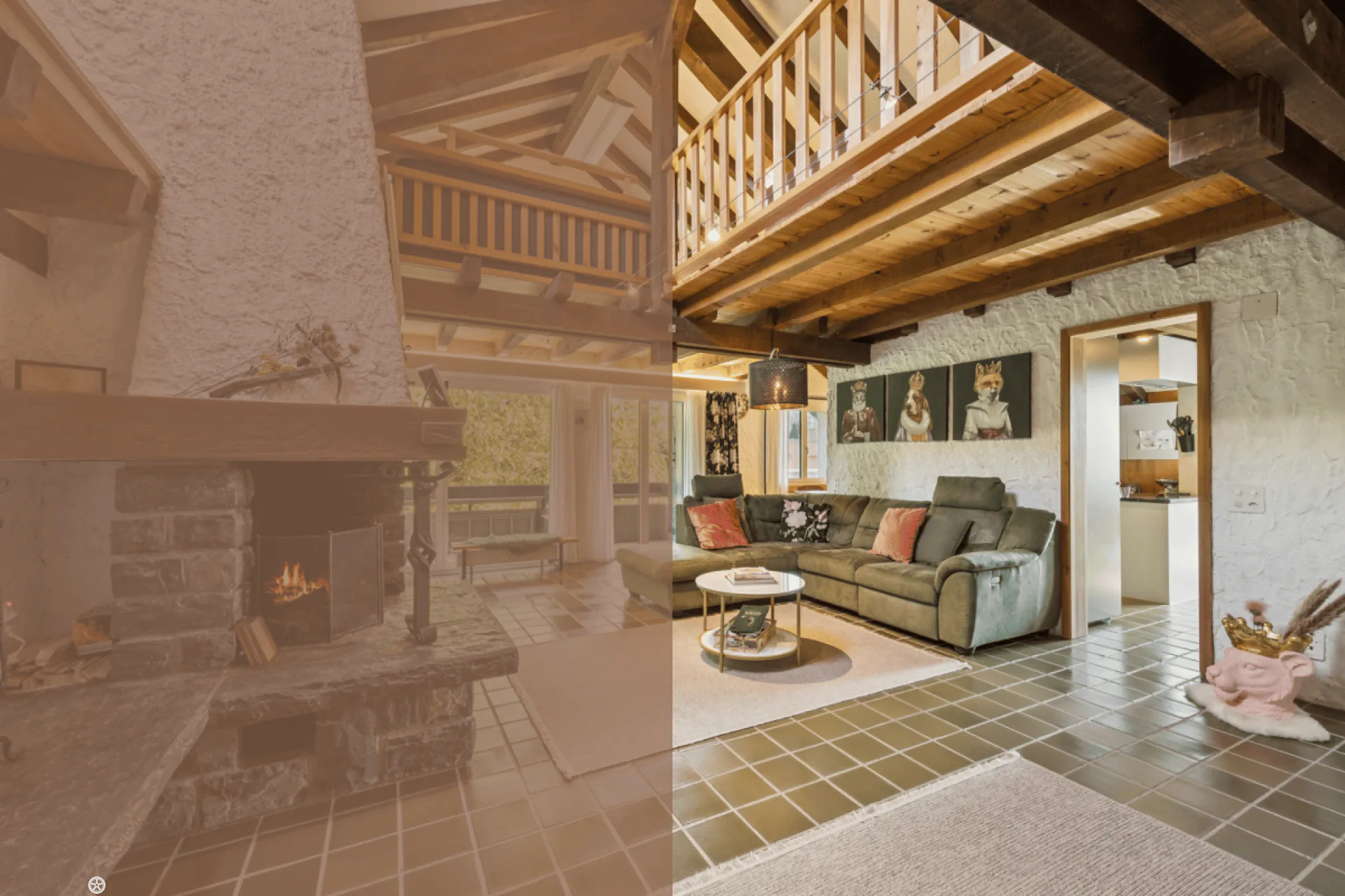 Appartement penthouse exclusif avec galerie et panorama montagnard à Interlaken