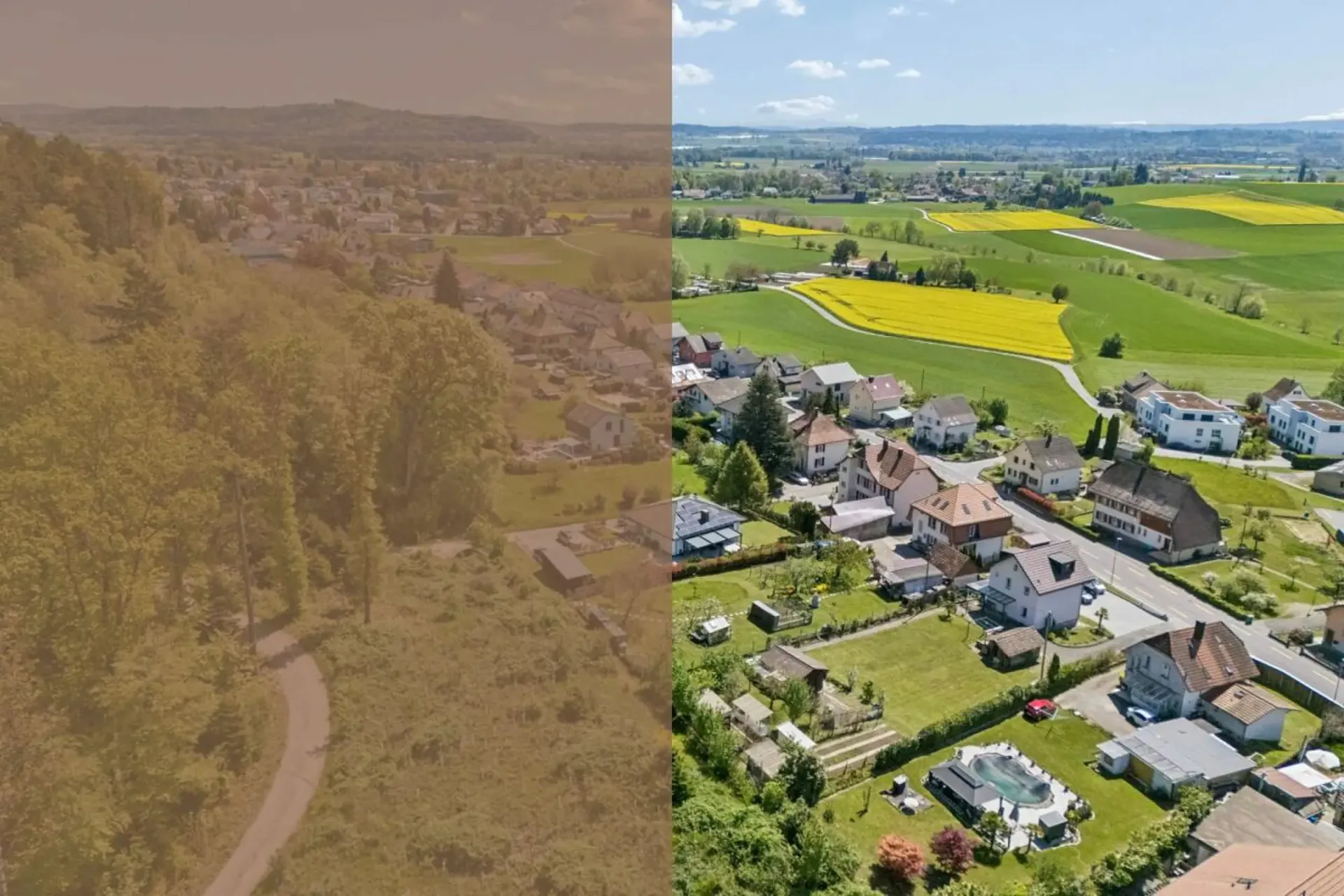 Grosszügige Baulandparzelle für Ihren Neubau (Doppeleinfamilienhaus)