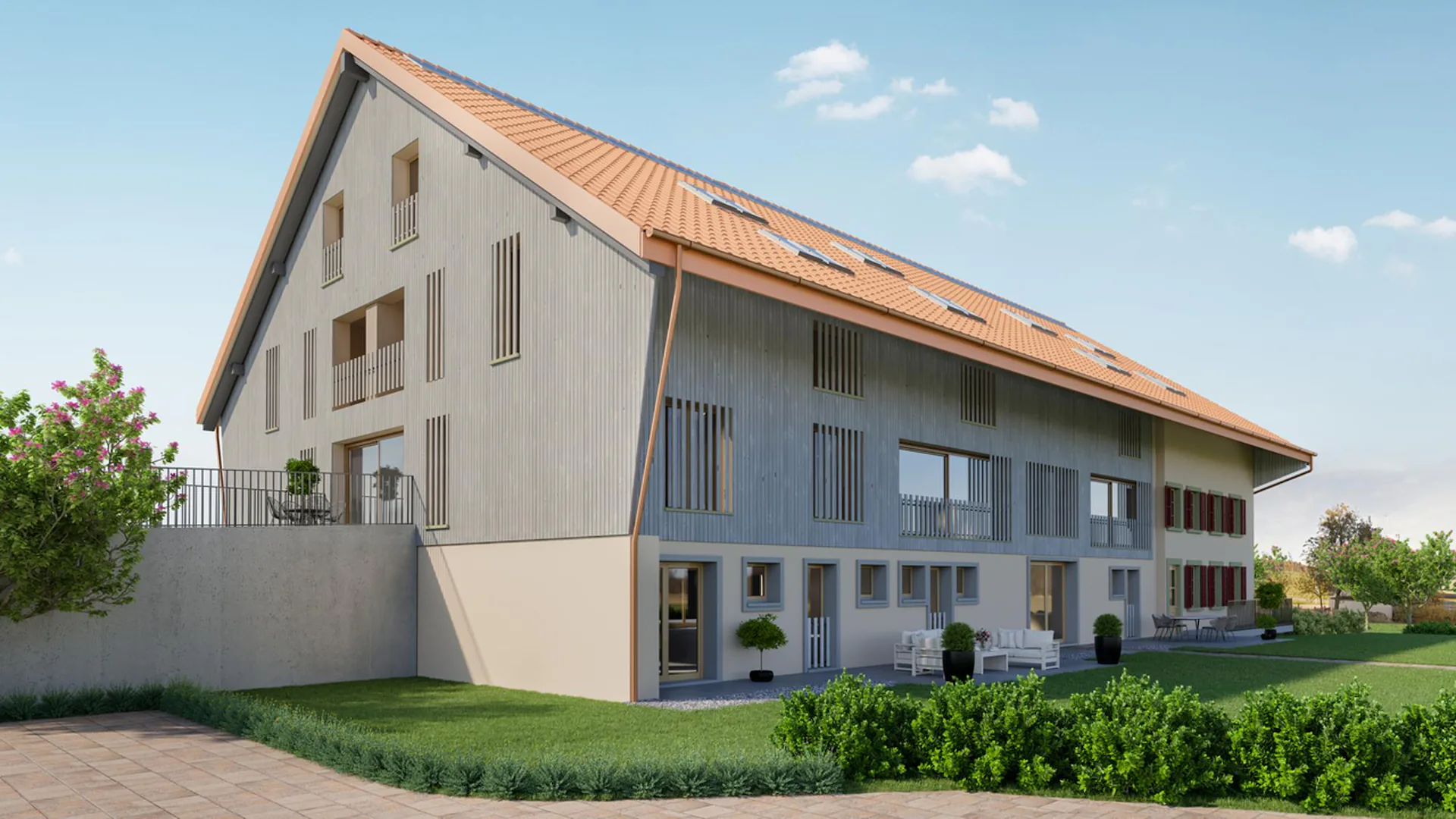 Appartements in einer renovierten Hofanlage