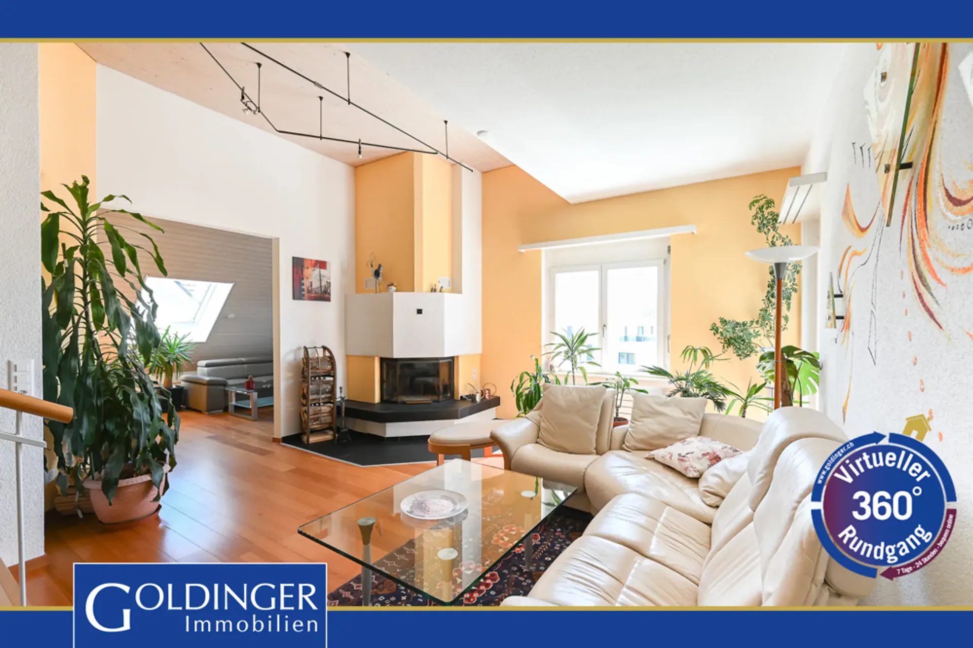 Appartement de 3 à 5 pièces en étage supérieur avec terrasse privée sur le toit