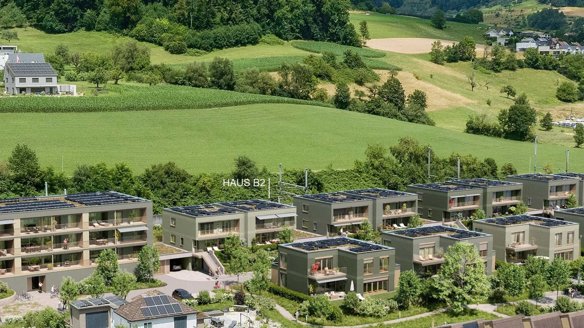 Baubewilligtes Projekt Gemsacker: 5.5-Room Semi-Detached House B2