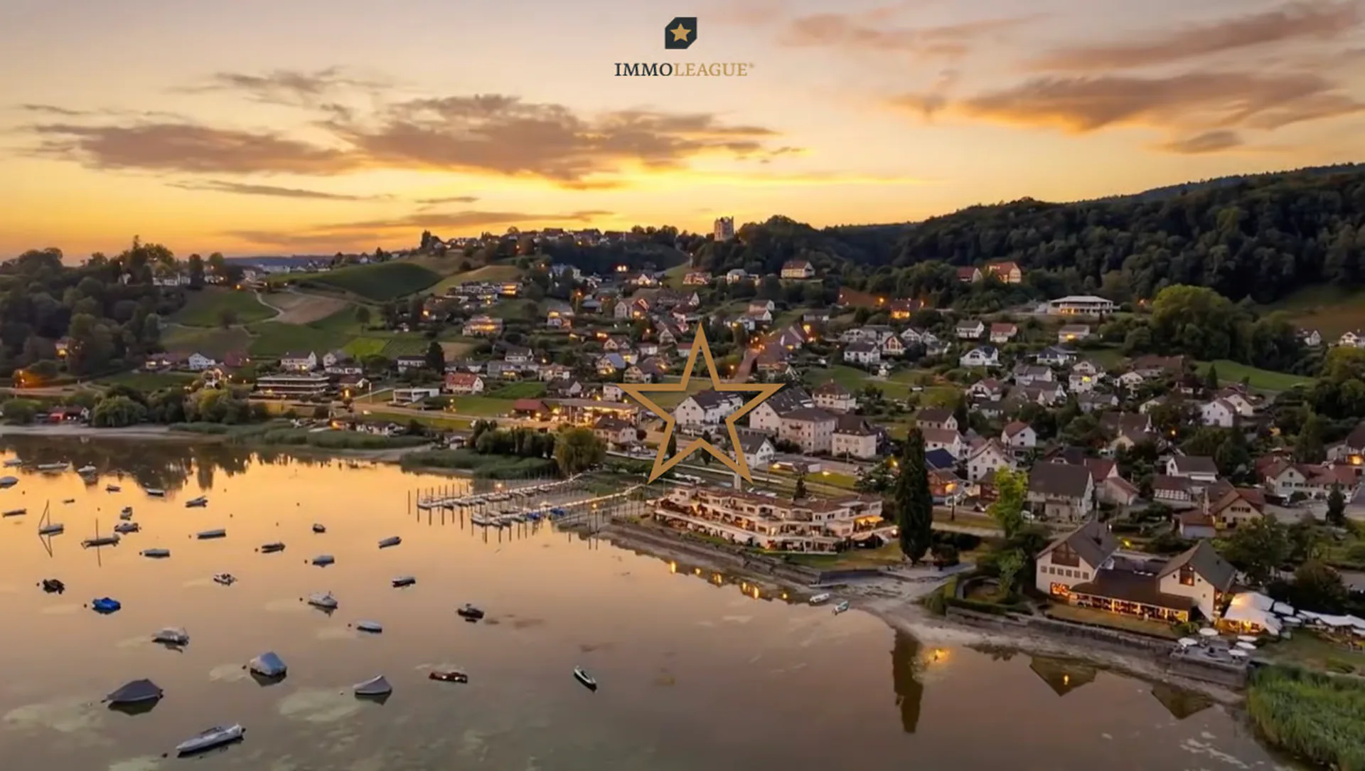 Vista panoramica sul lago Untersee. Comfort di vita di alto livello.