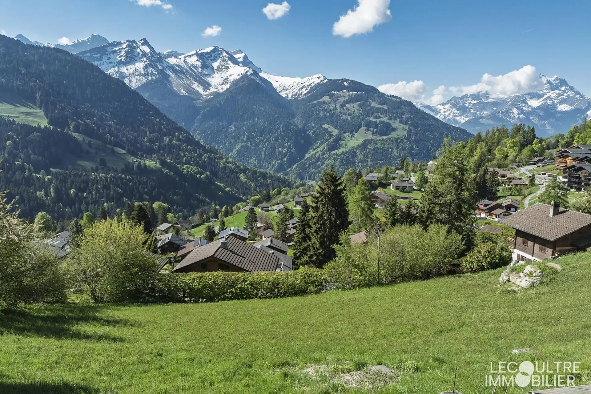 Gryon - Baugrundstück nur zwei Schritte von den Einrichtungen entfernt