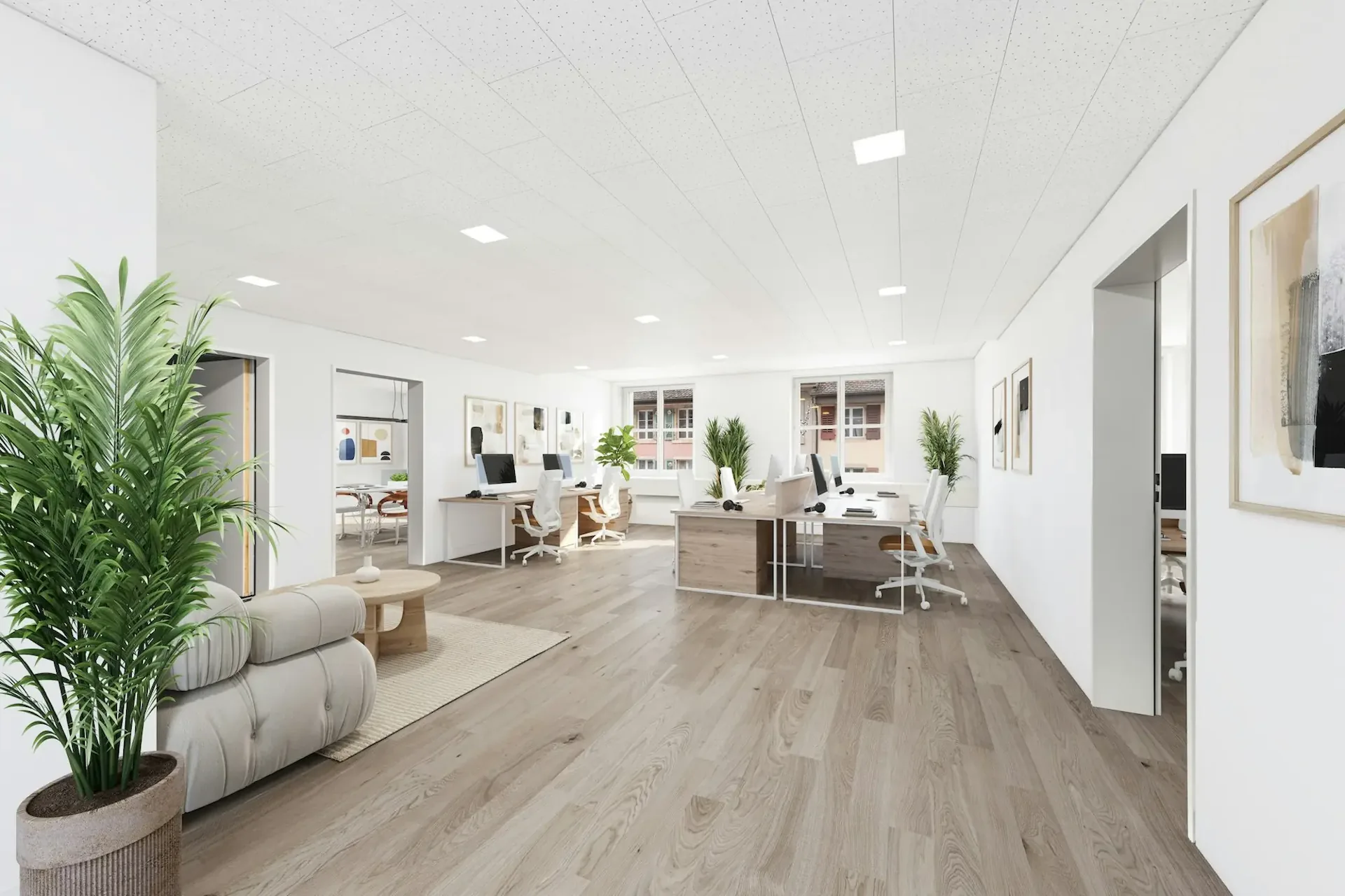 Neue Büro-/Praxisfläche mit ca. 100 m² im 1. OG - mitten im Stedtli von Laufen