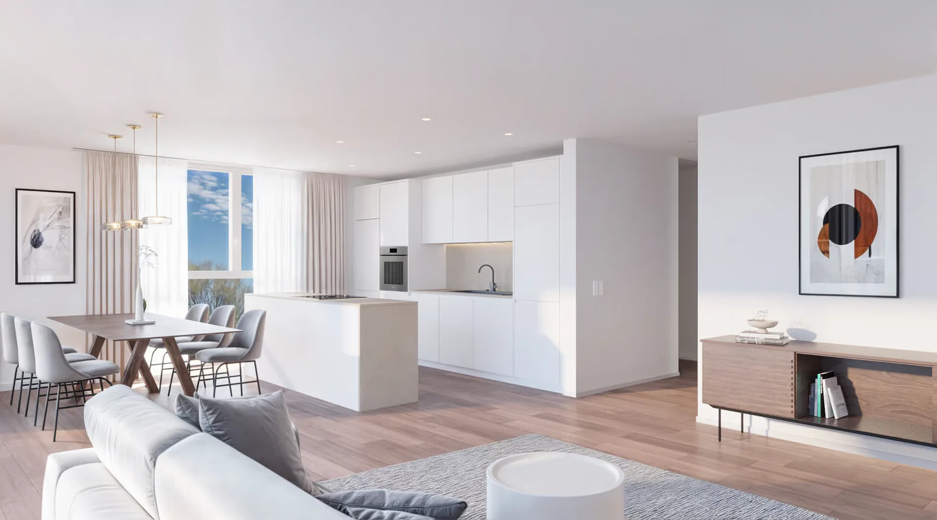 Appartement attique 4,5 pièces à Romanshorn, vivre tout en haut, plus d'intimité